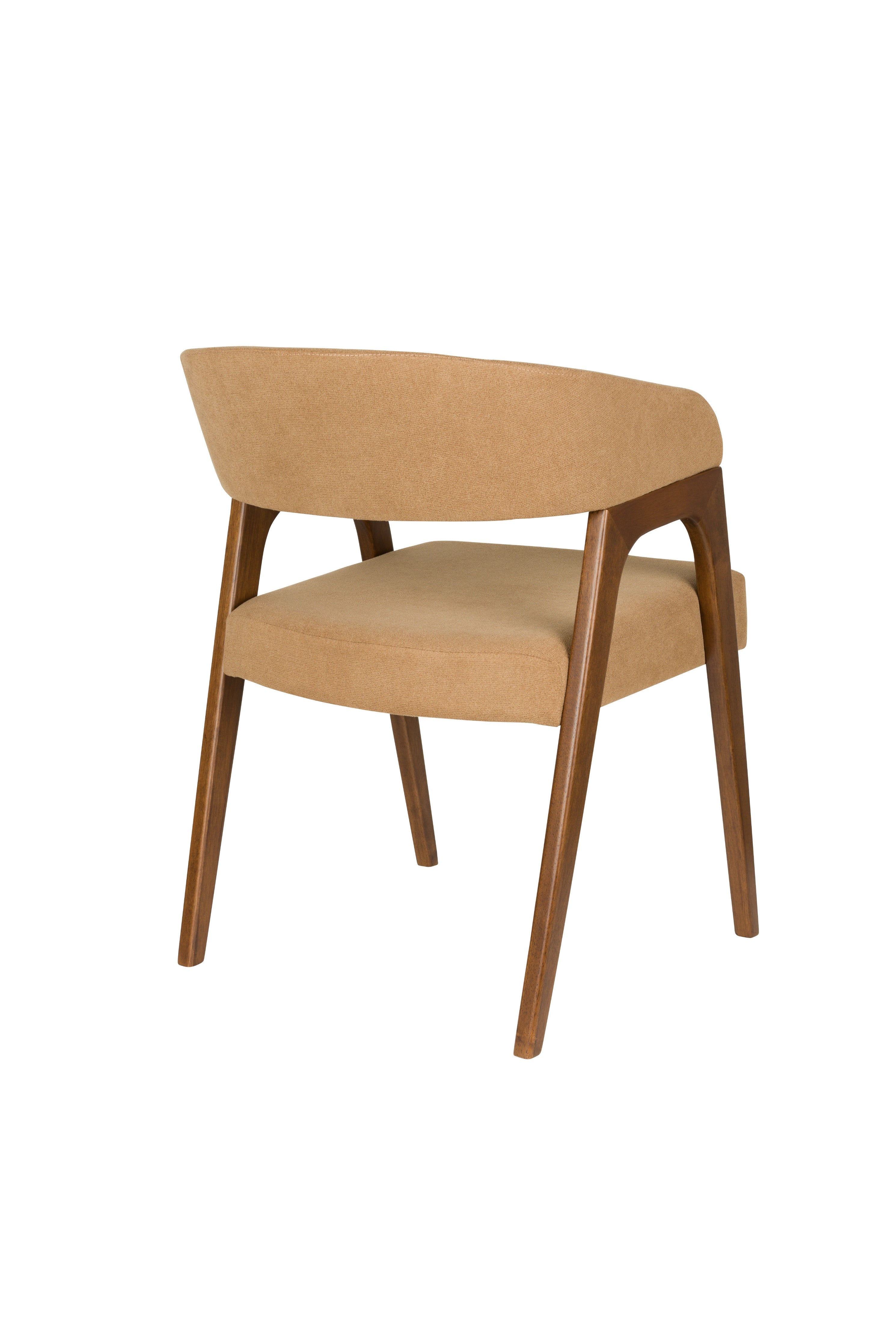Stuhl ADAMELLO beige mit Holzgestell