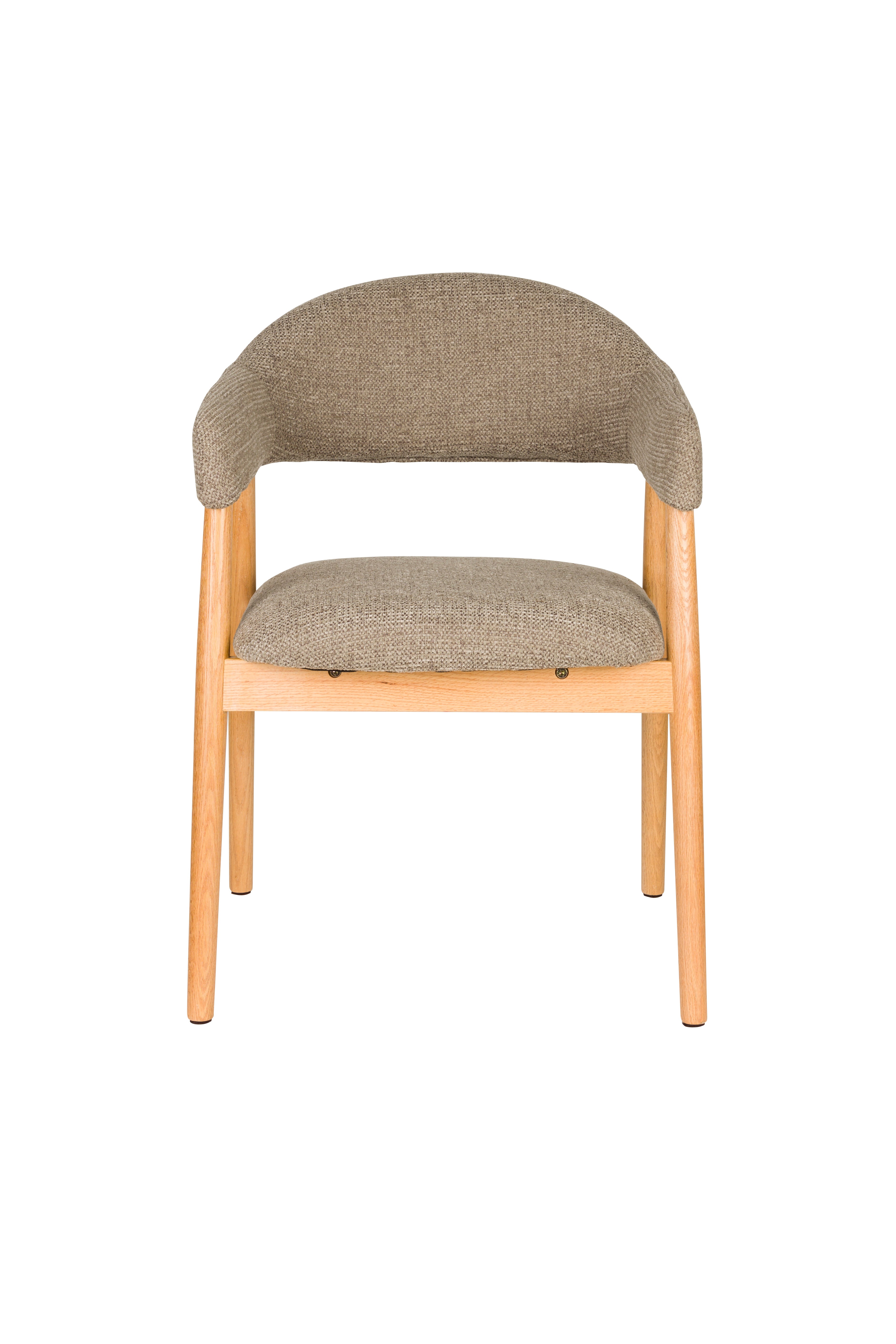 Stuhl INDY braun mit Holzgestell