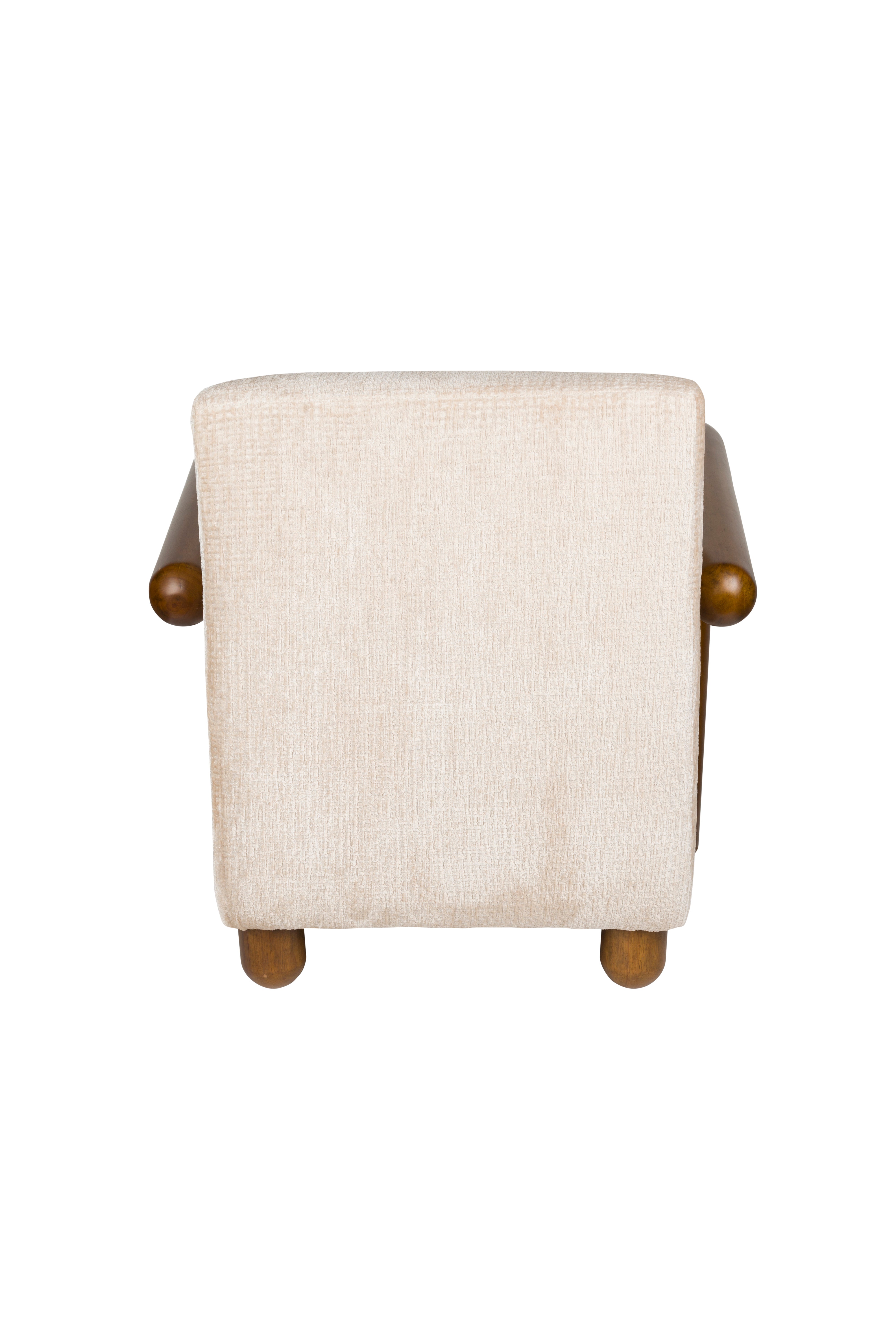 Sessel ROBINSON beige mit Holzgestell
