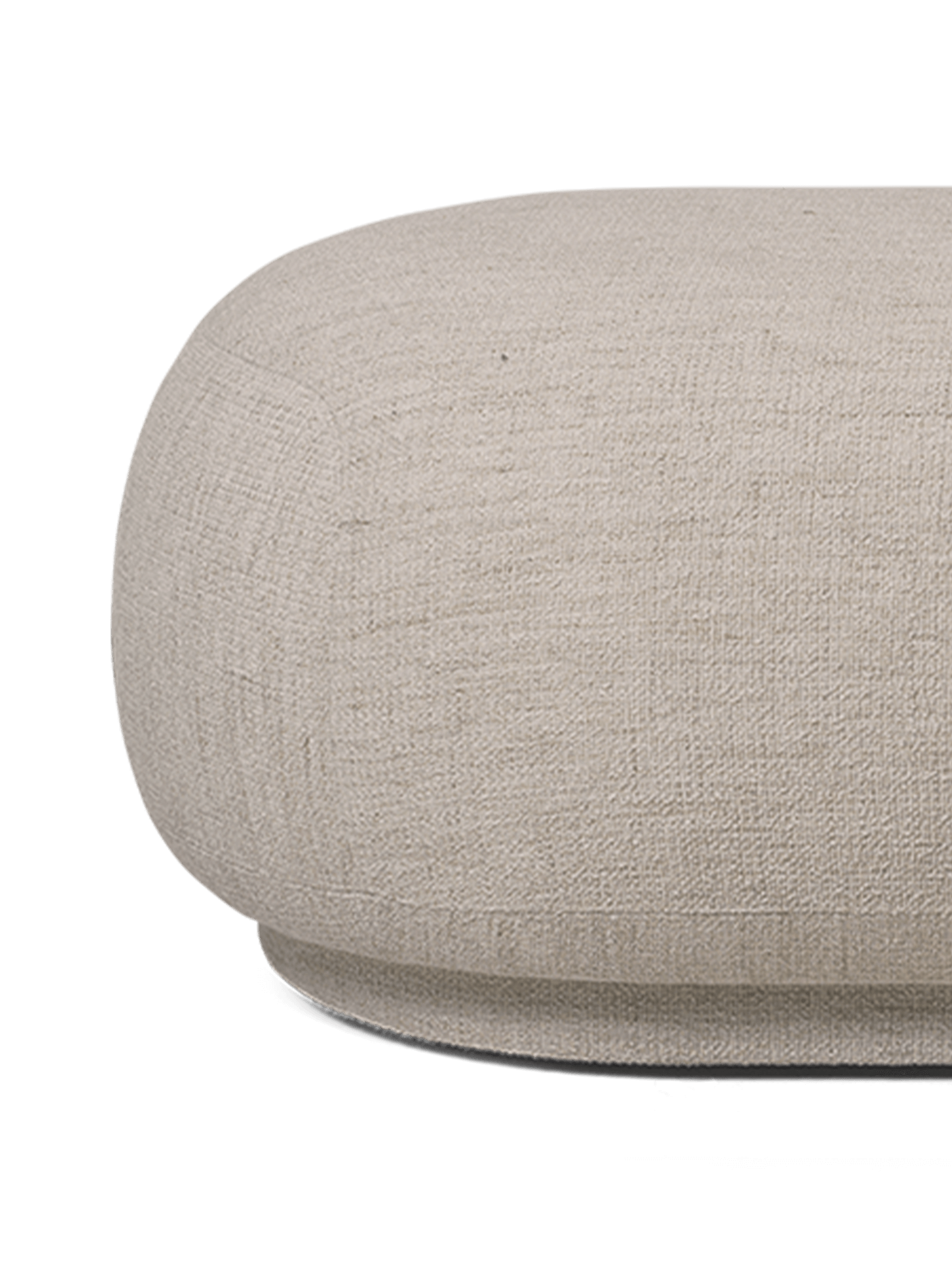 Rico boucle sand ottoman