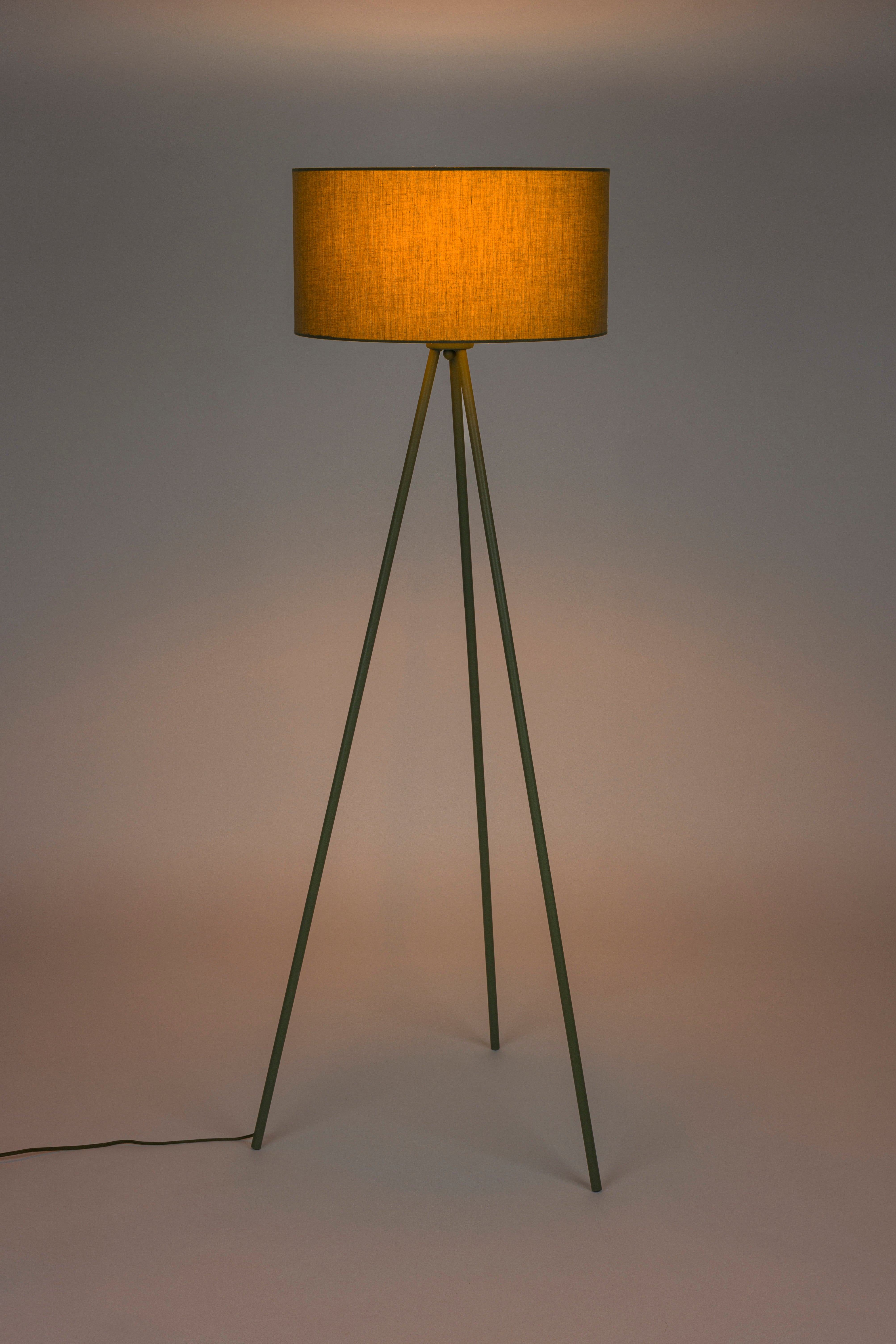 Lampa podłogowa trójnóg SUSIE zielony