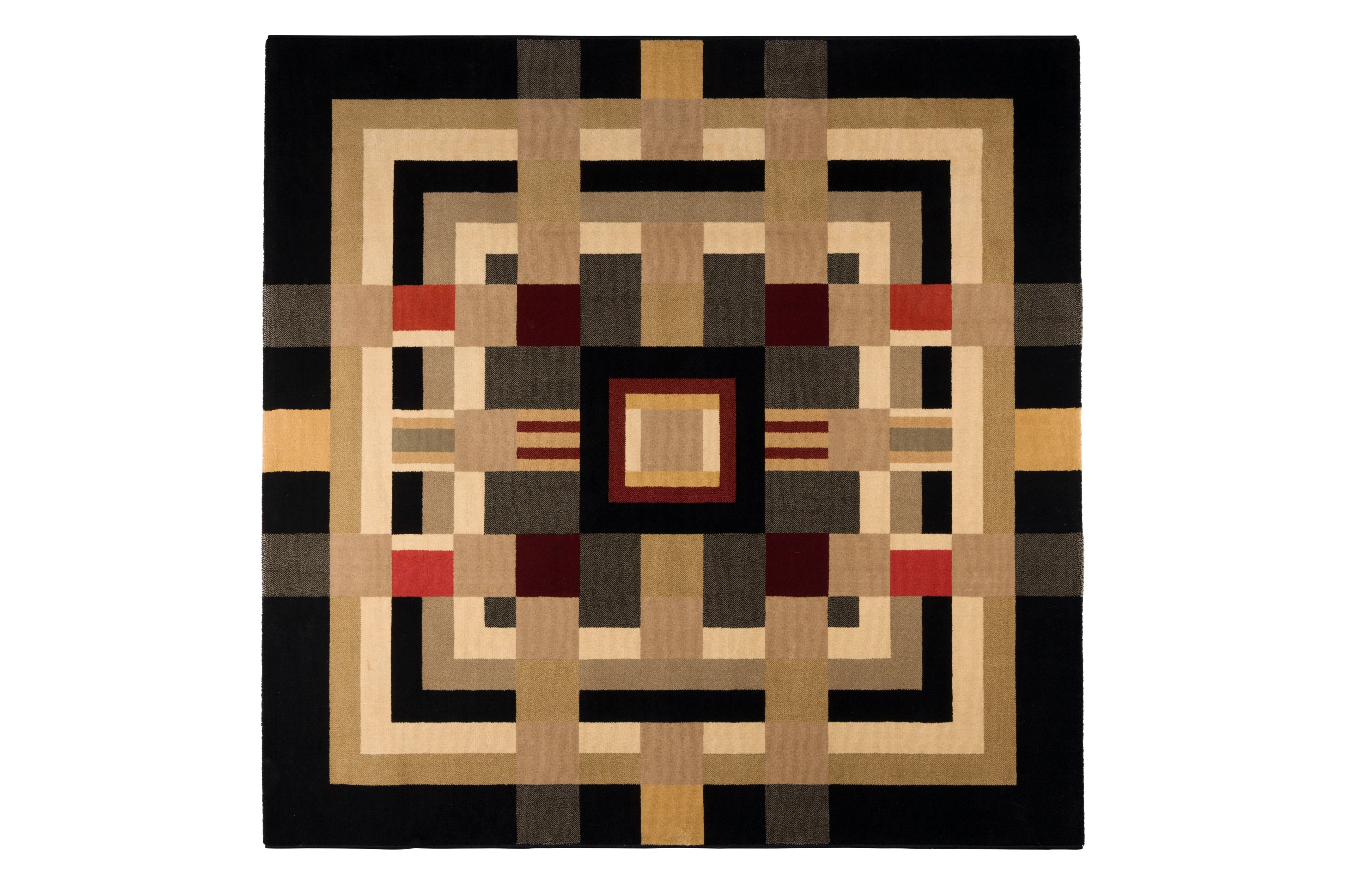 Dywan URBAN MAZE ciemnobeżowy