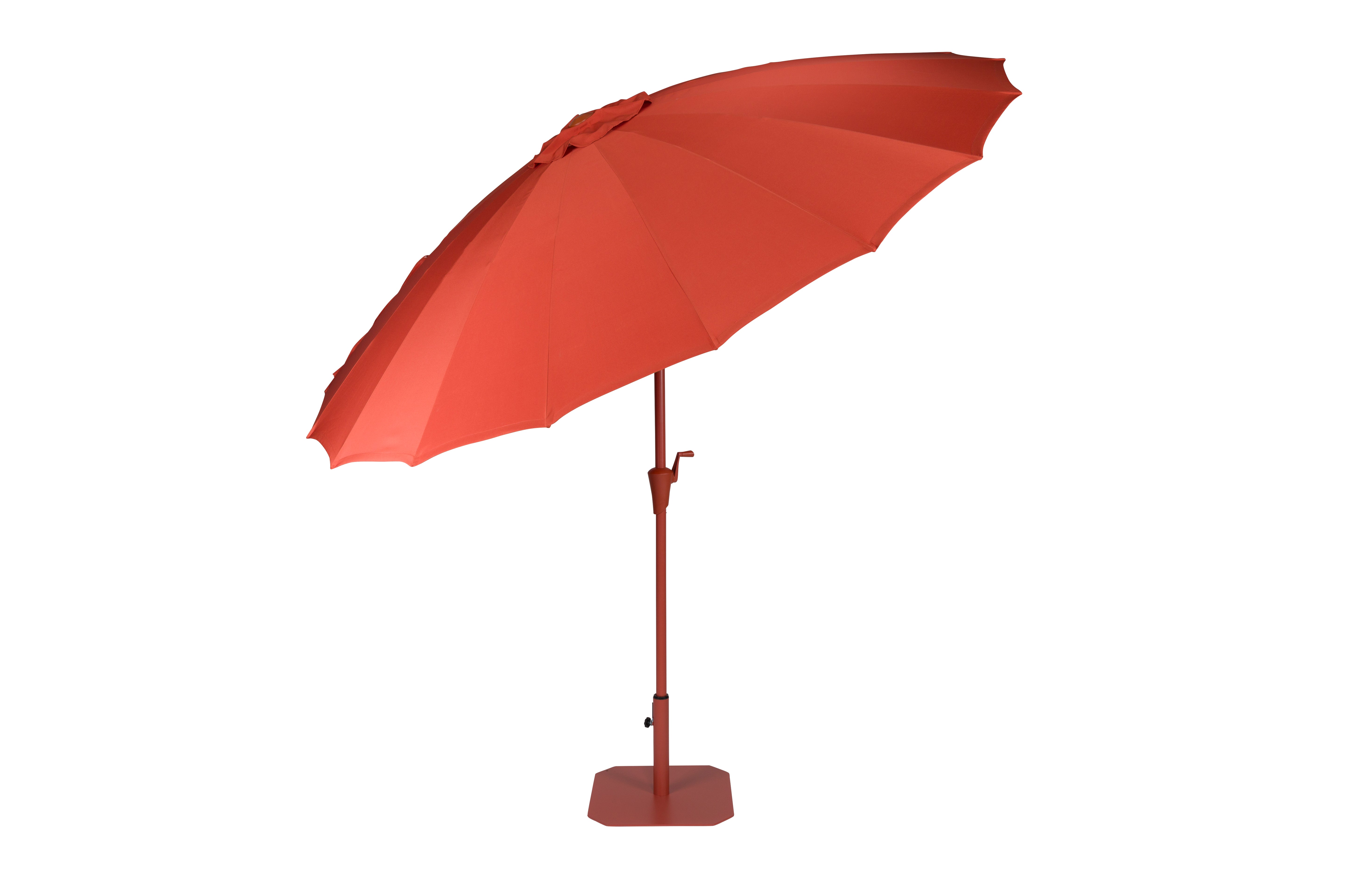 Parasol z podstawą SUNSHINE czerwony