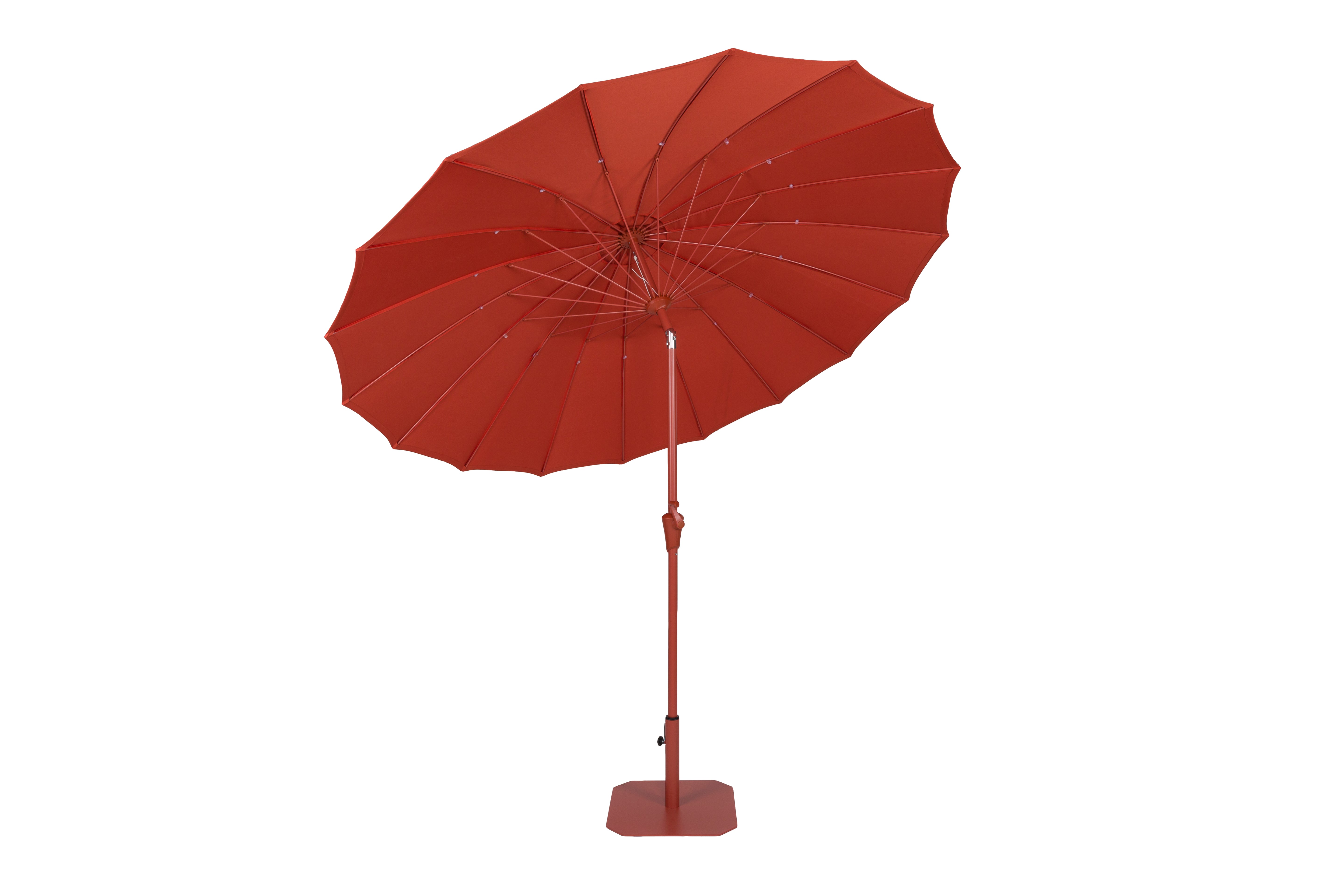 Parasol z podstawą SUNSHINE czerwony