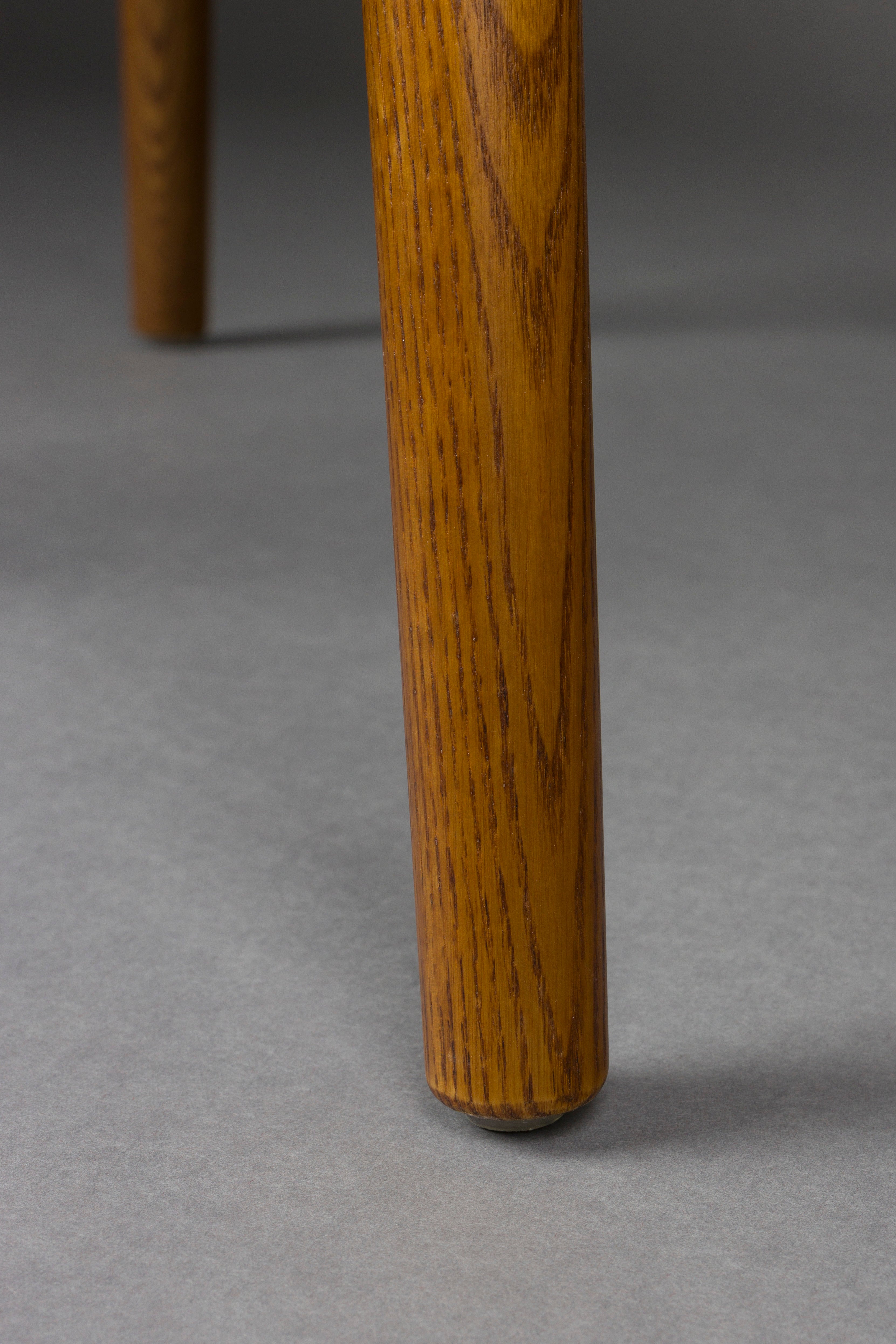 Stuhl TAYLOR beige mit Holzgestell