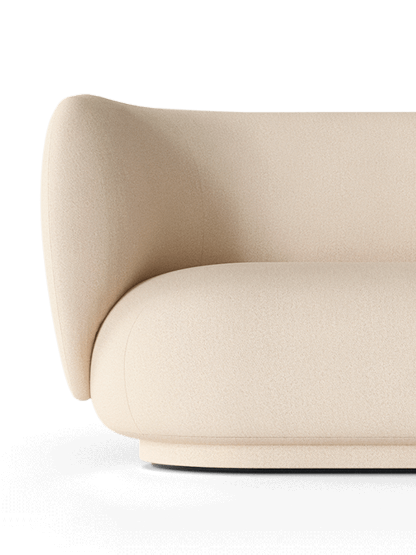 Sofa 4-osobowa RICO Brushed złamana biel