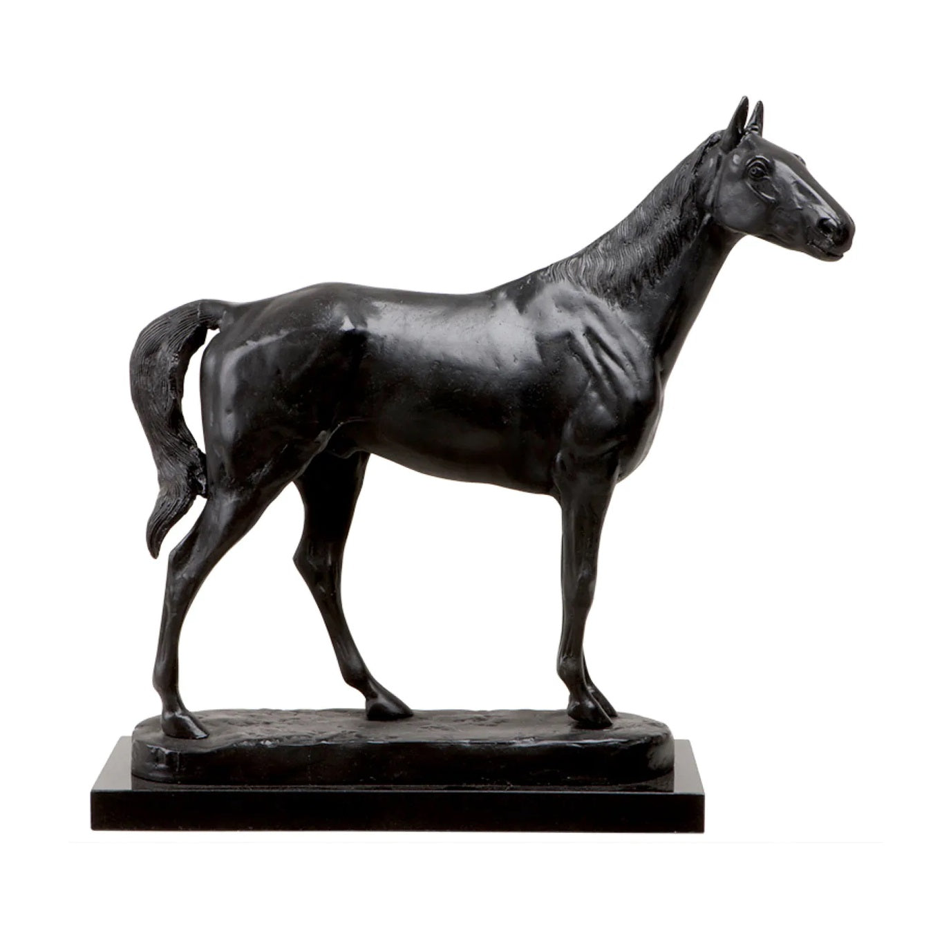 Figurka dekoracyjna HORSE RODONDO czarny