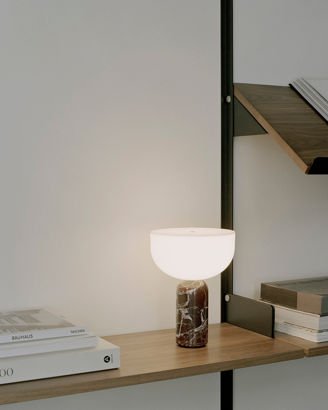 Lampa przenośna KIZU bordowy marmur