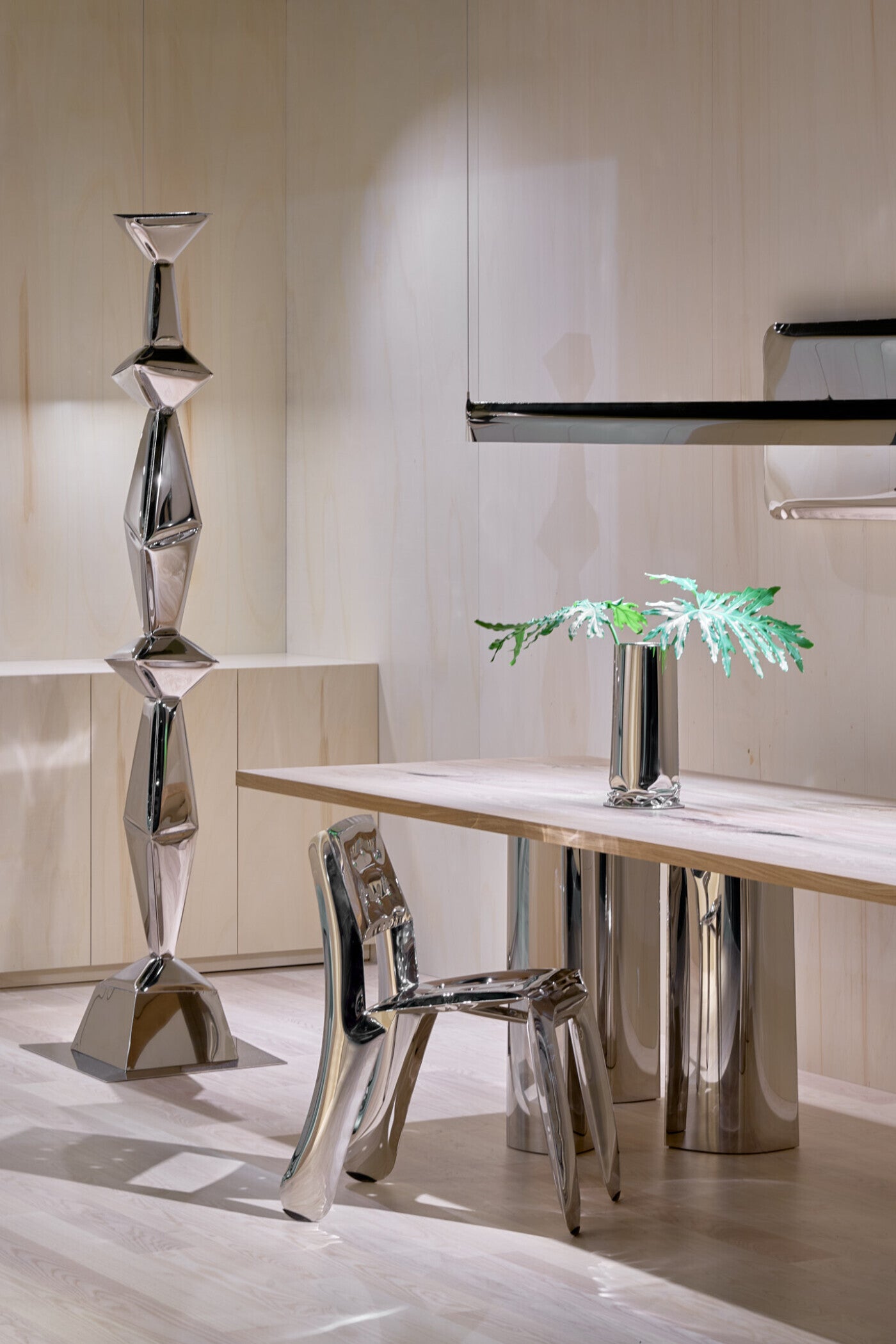 Lampa wisząca BLADE inox