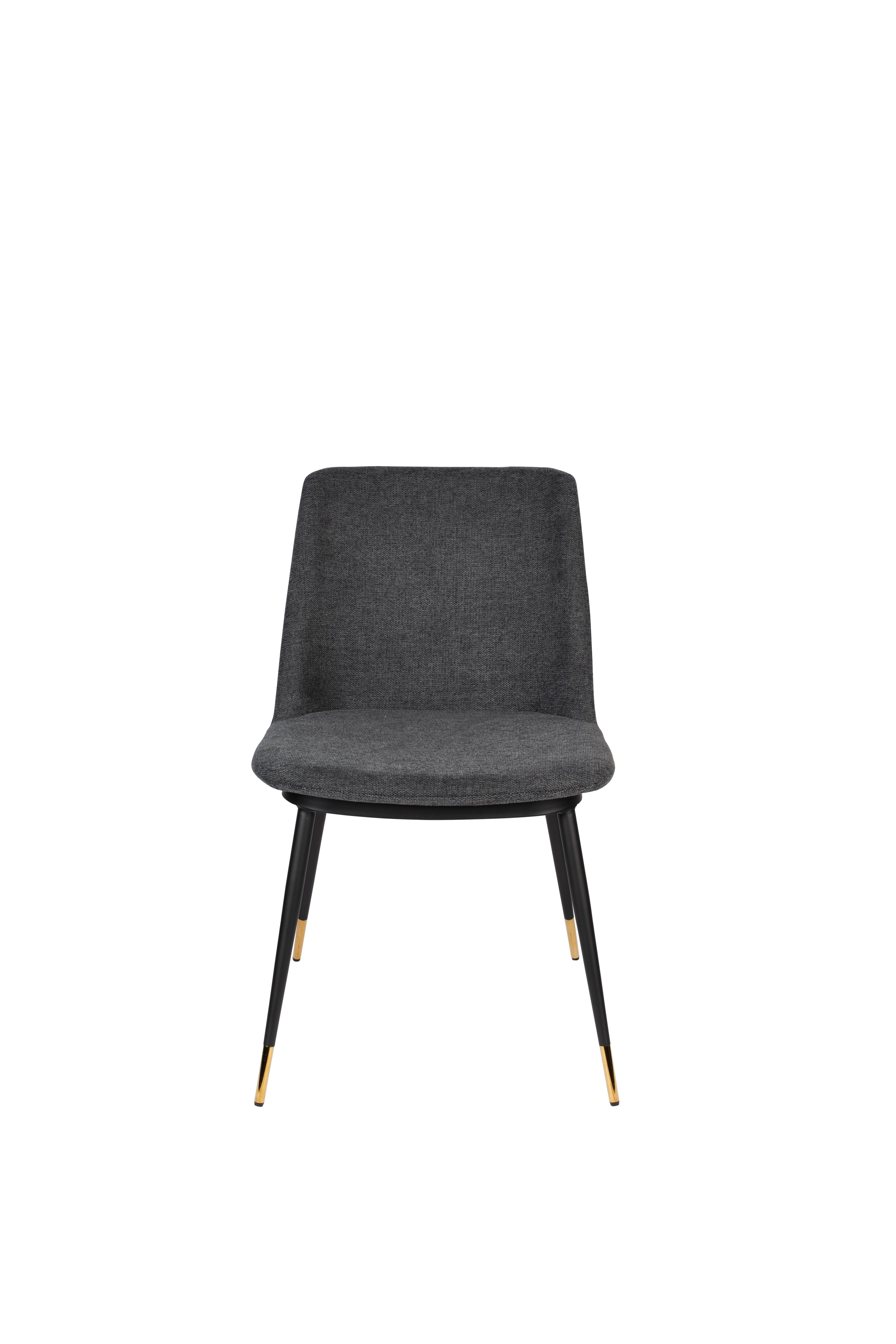 A chair Lionel dark gray with a black base