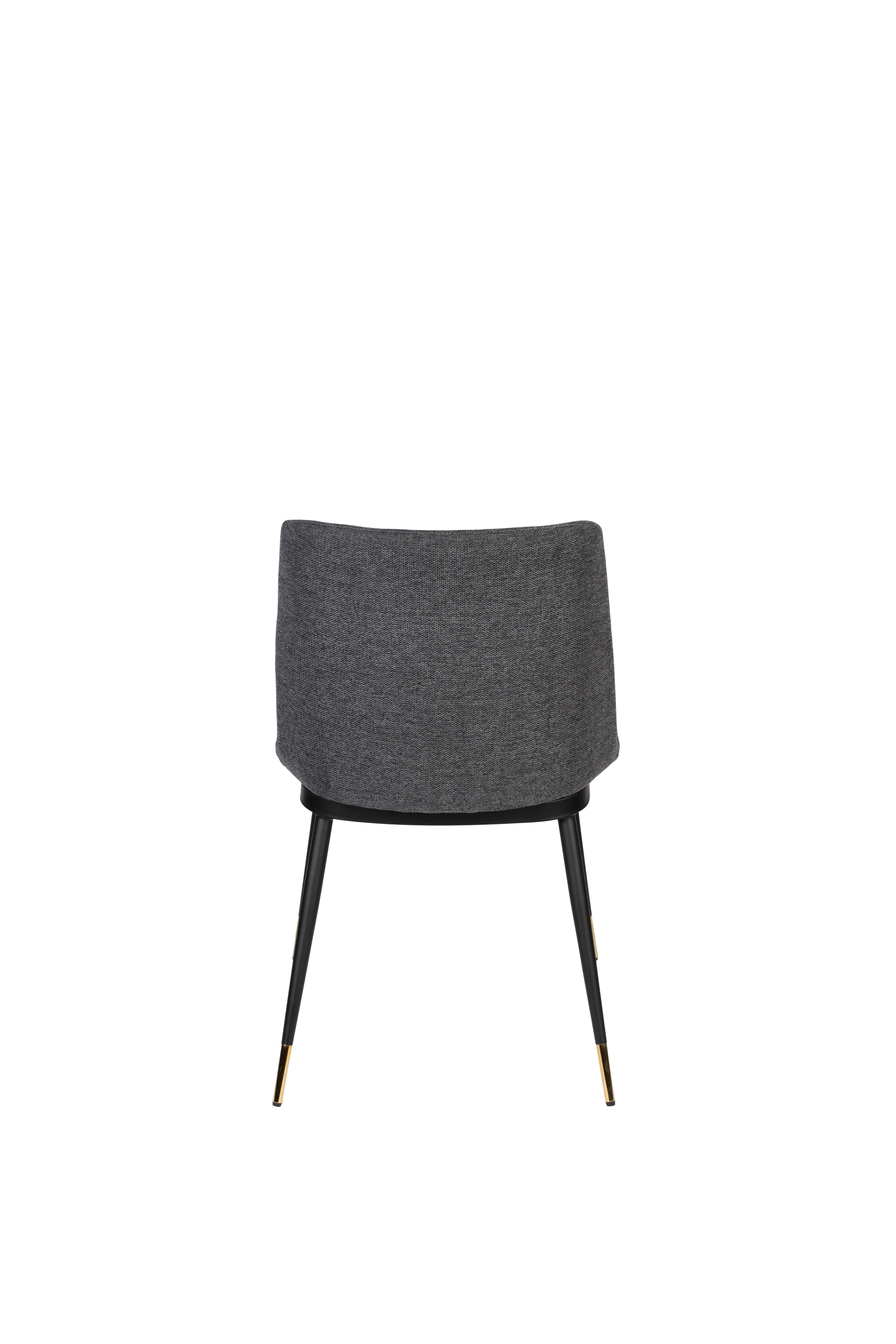 A chair Lionel dark gray with a black base