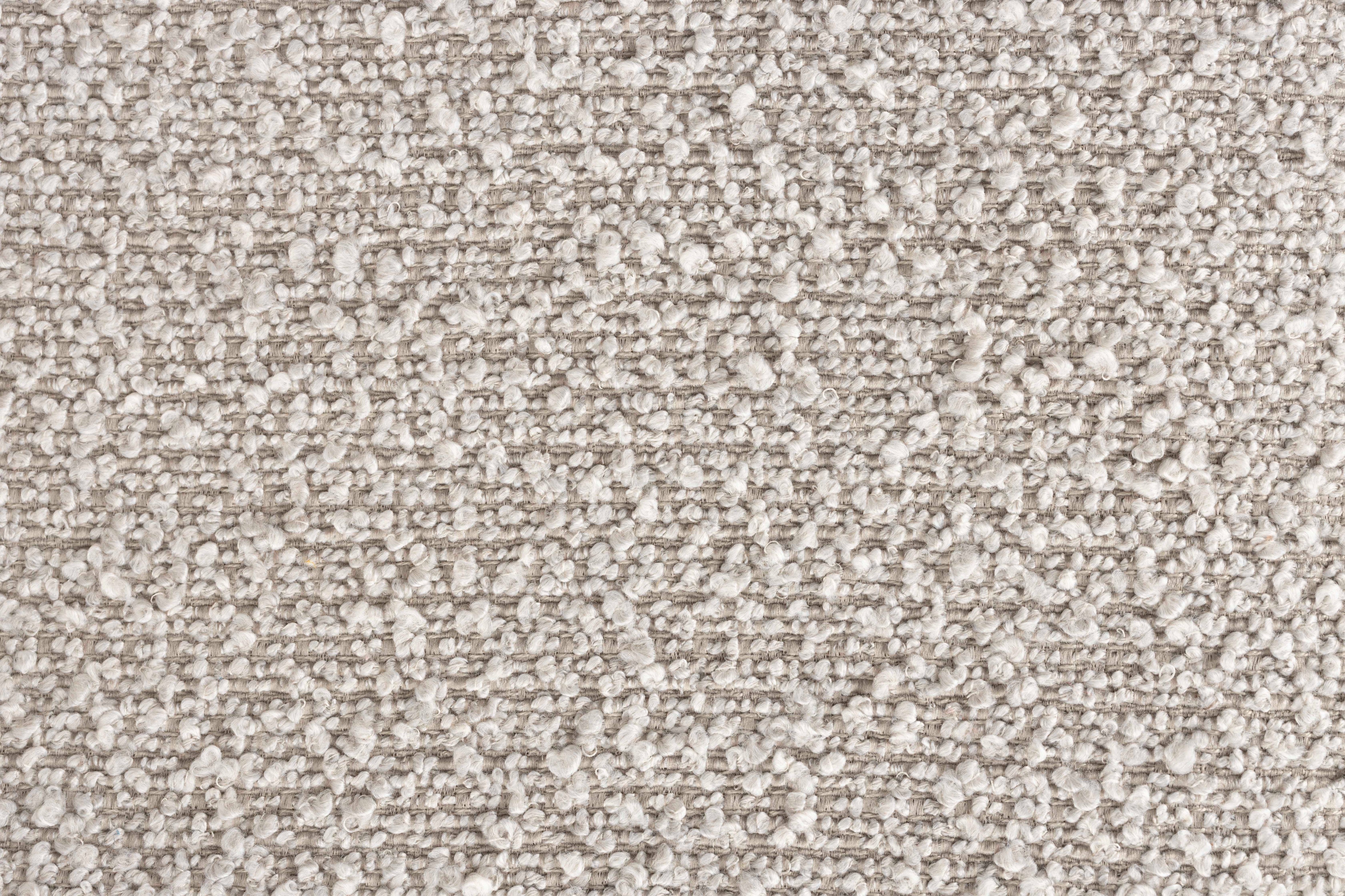 FRANKY chair in gray-beige with a brown base