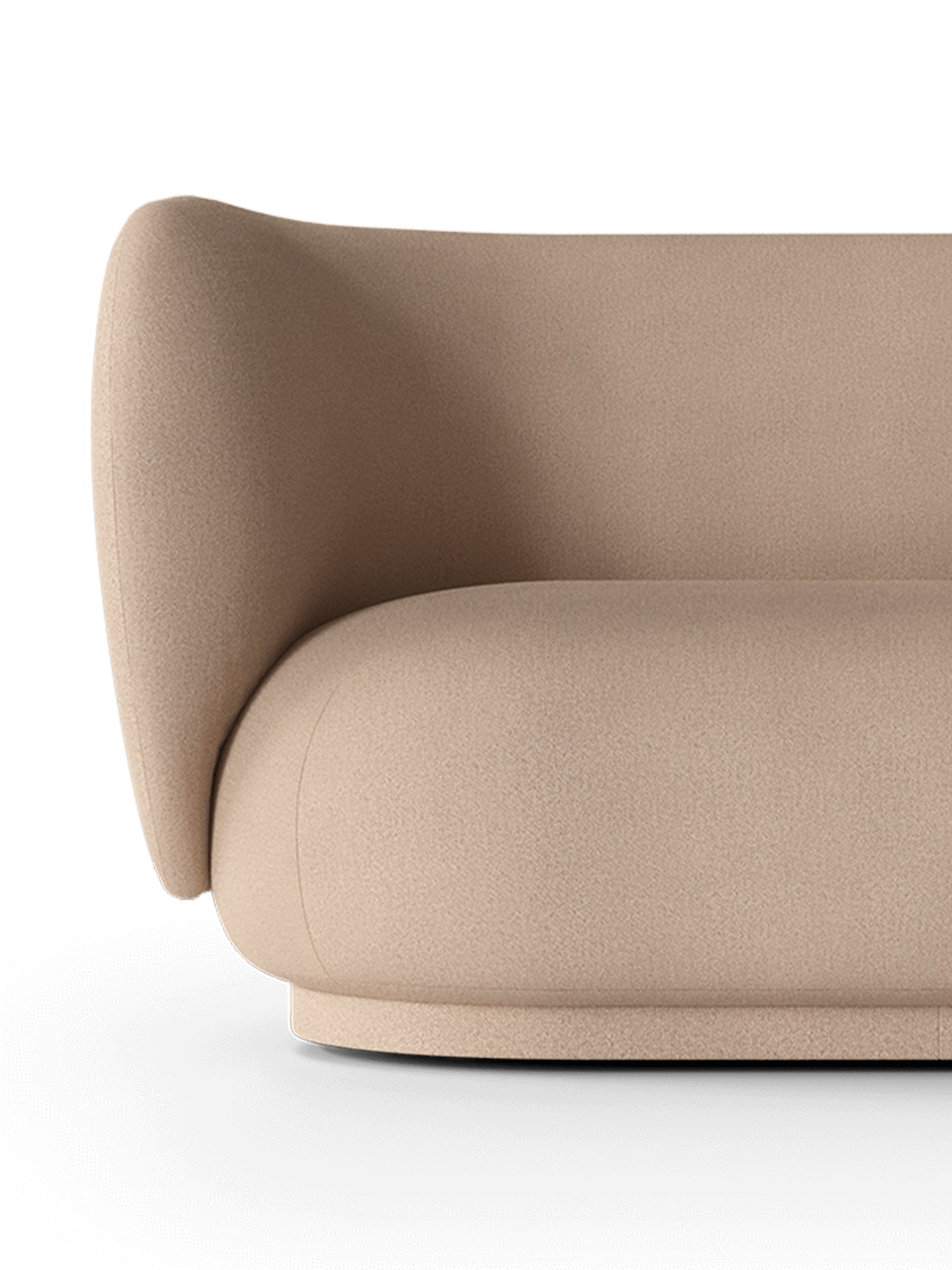 Sofa 3-osobowa RICO Brushed piaskowy