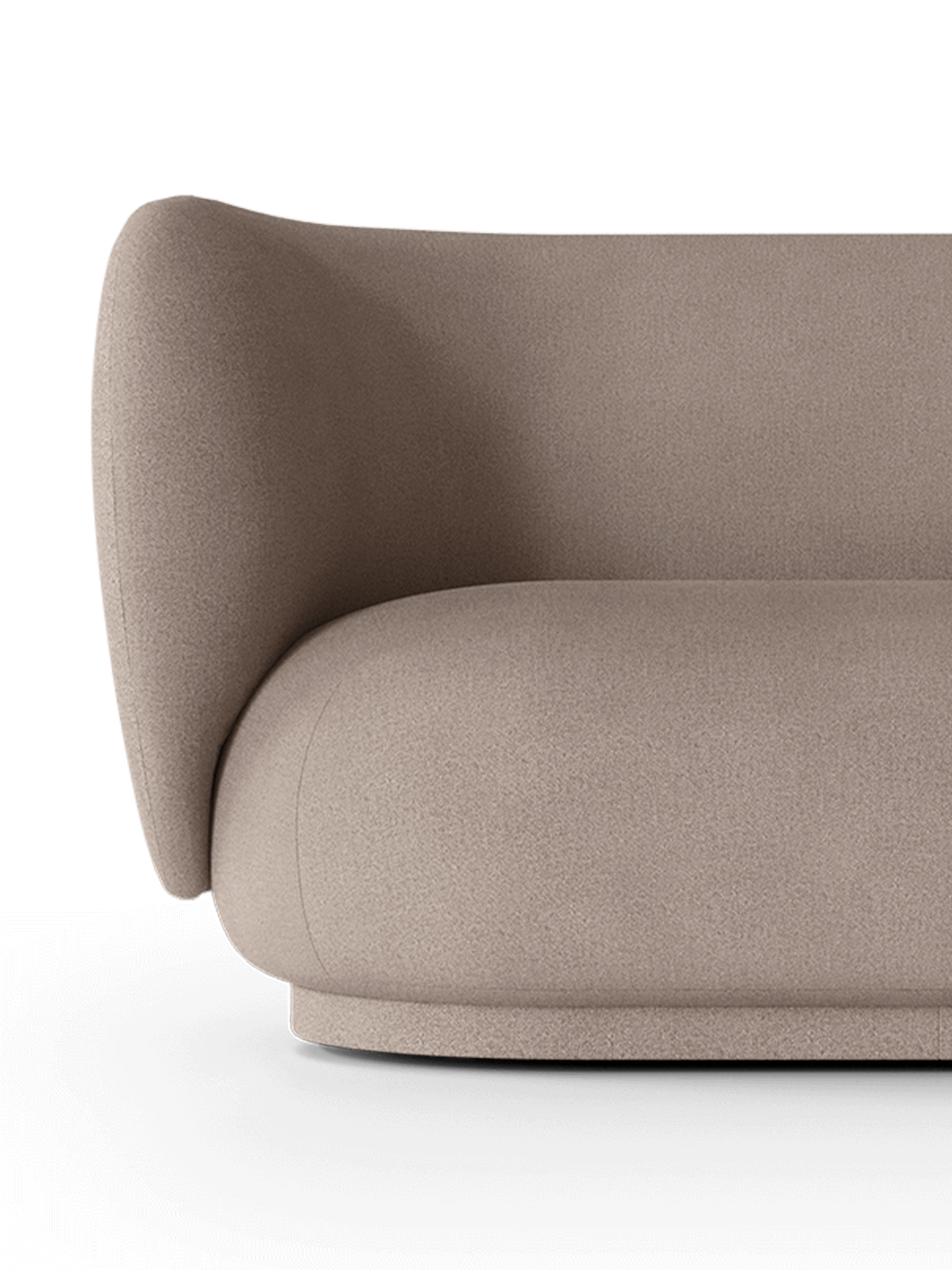 Sofa 2-osobowa RICO Brushed ciepły szary