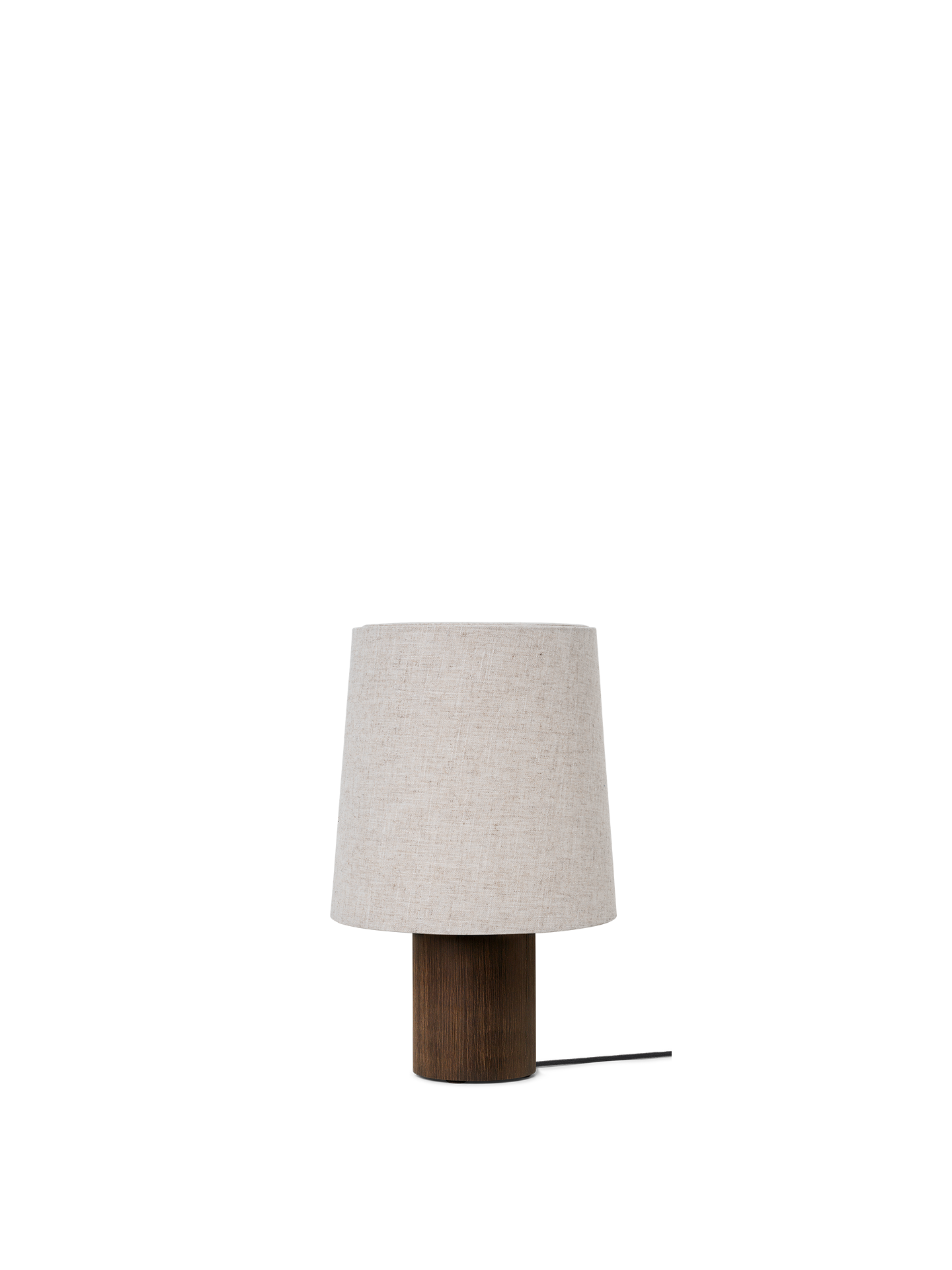 Table lamp base Post oak veneer