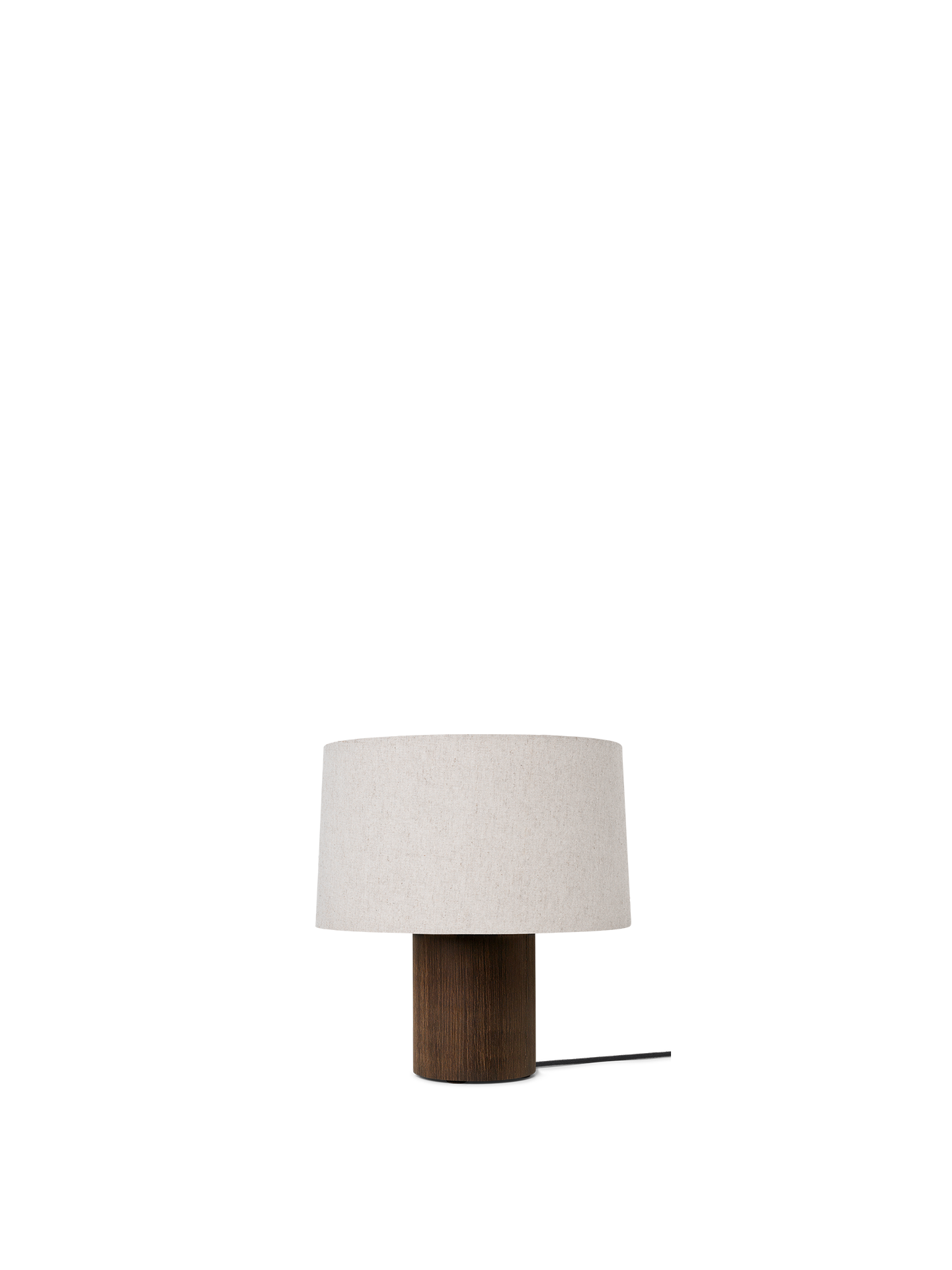 Table lamp base Post oak veneer