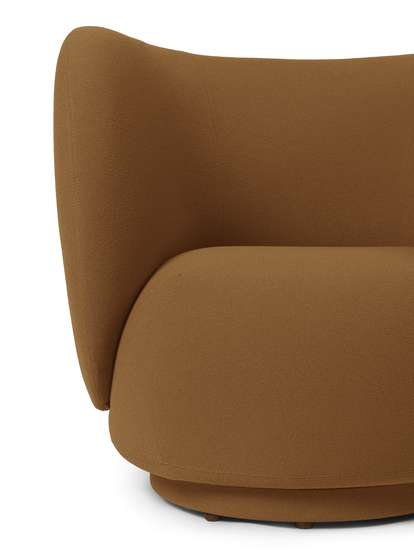 Rico Lounge Caramel Gin Rotary Armchair