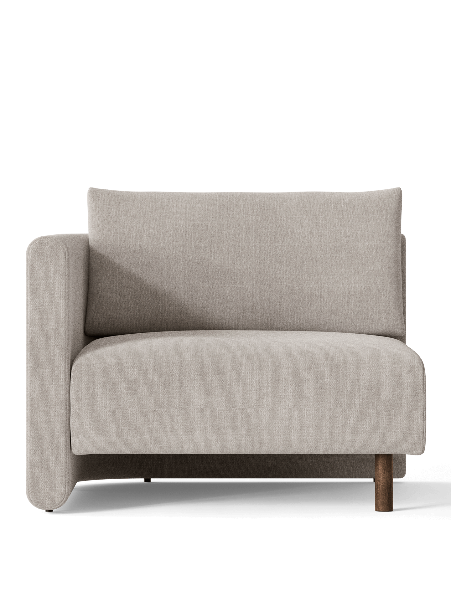 Dase modular sofa - Left -hand element Cotton Linen Beige