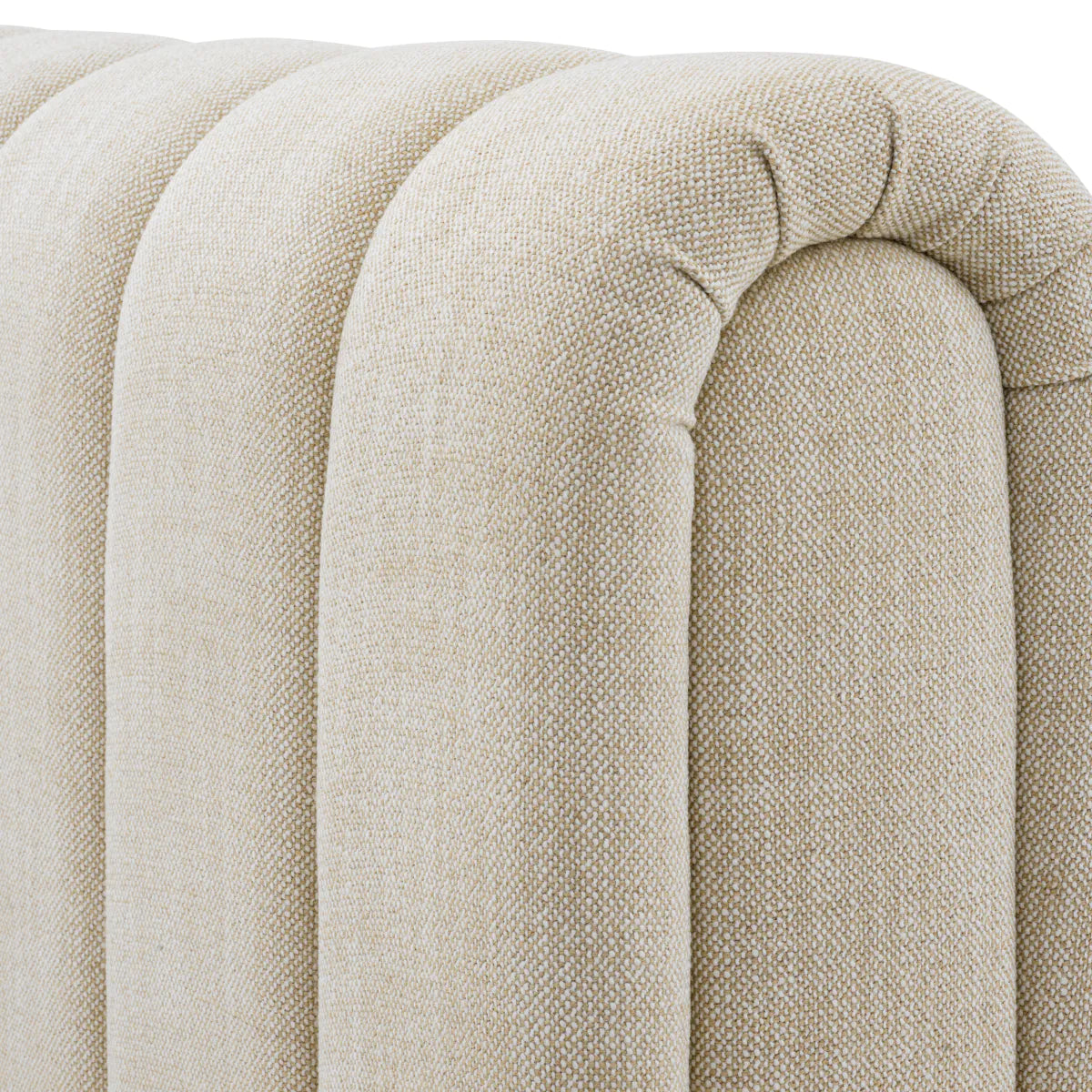 Upholstered bed Kayden beige