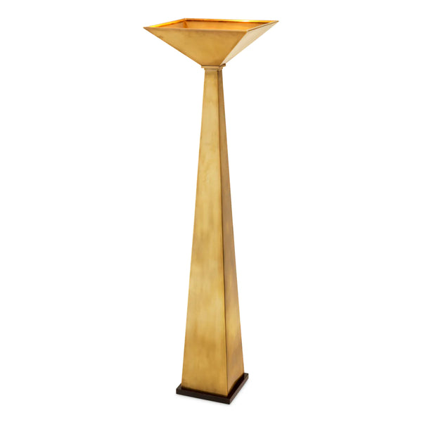 Antictoral golden floor lamp