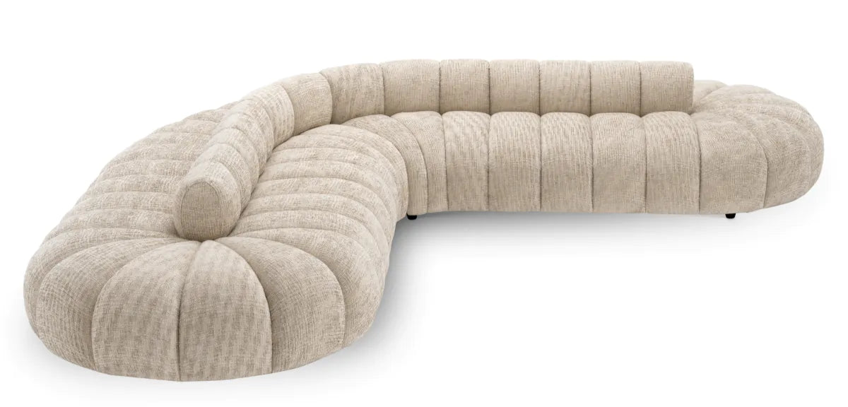 Alison beige corner sofa