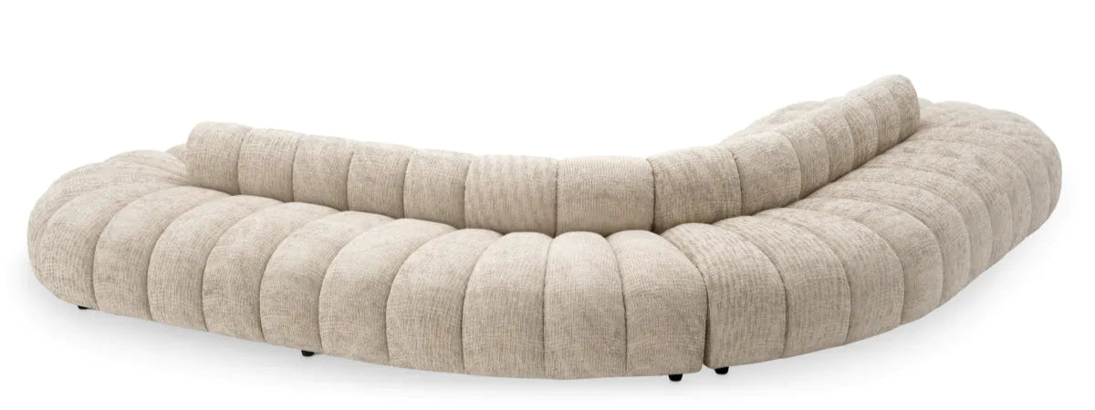 Alison beige corner sofa