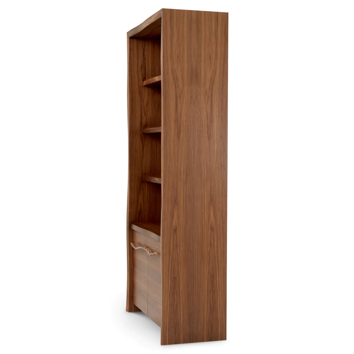 Charford nut veneer bookcase