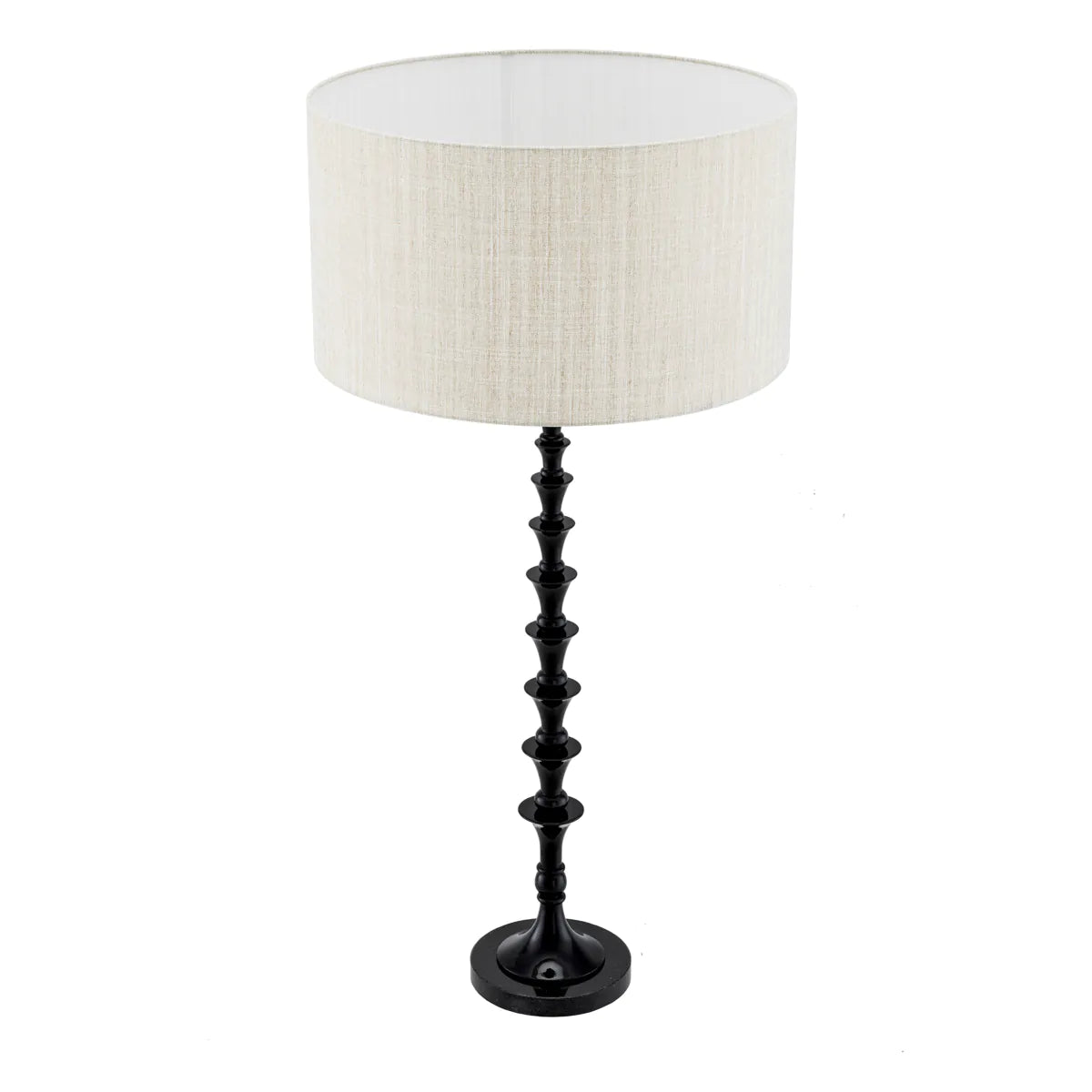 Arabella black table lamp