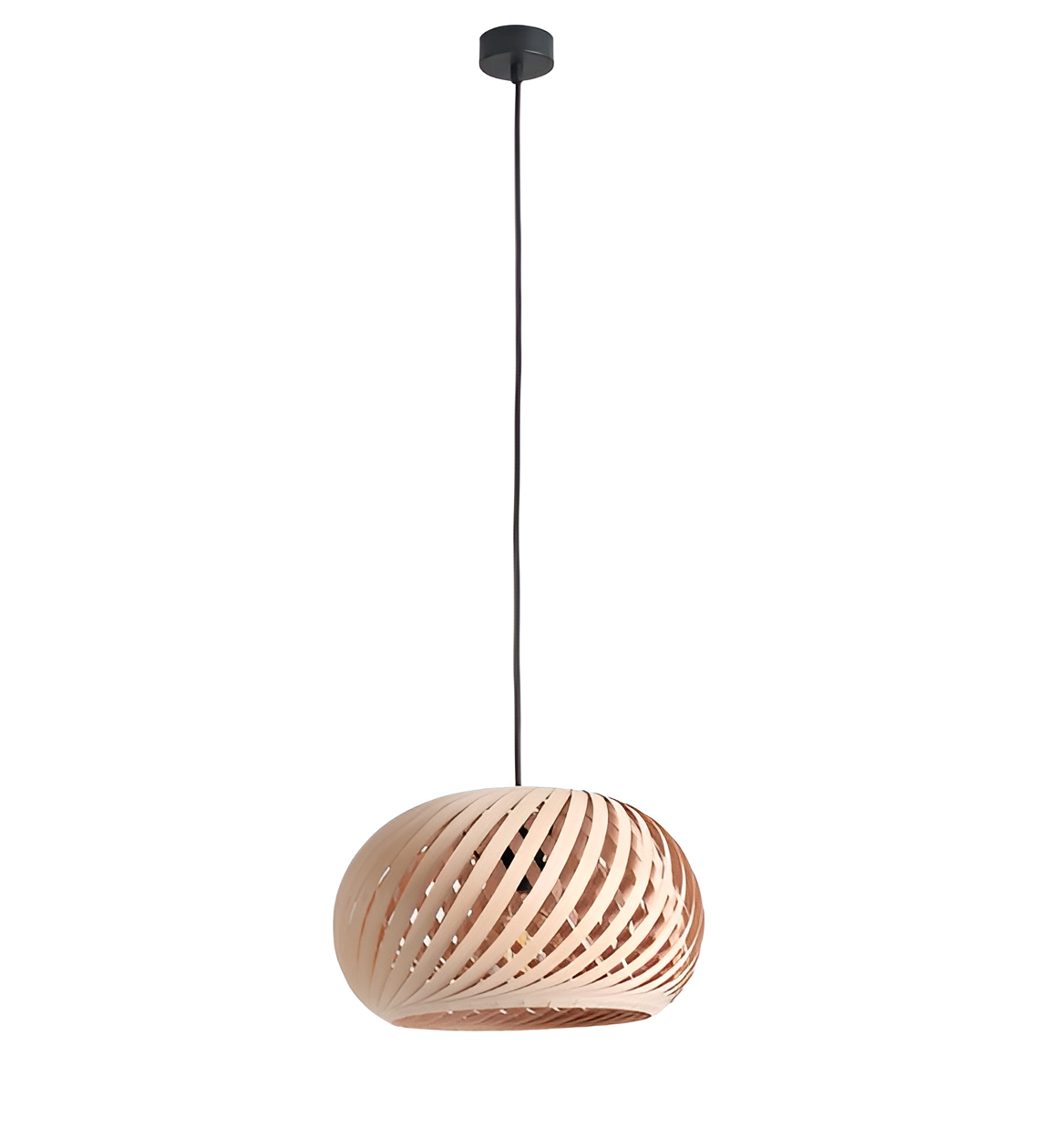 Lampa wisząca NATURE CROSS drewno