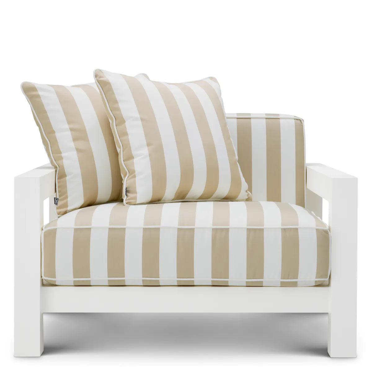 Cap Antibes garden chair beige with white