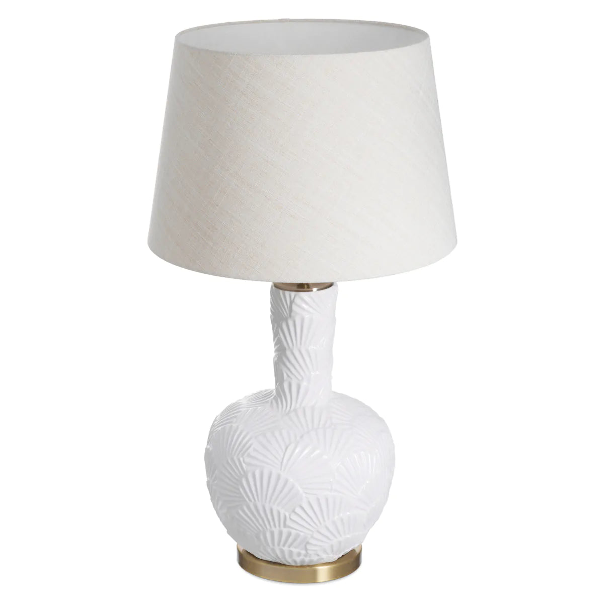 Lampa stołowa ANDORRA złamana biel