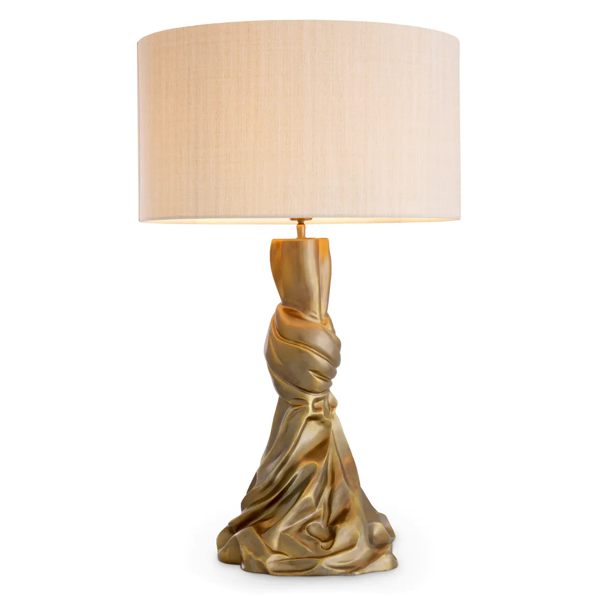 Banyan table lamp ancient golden