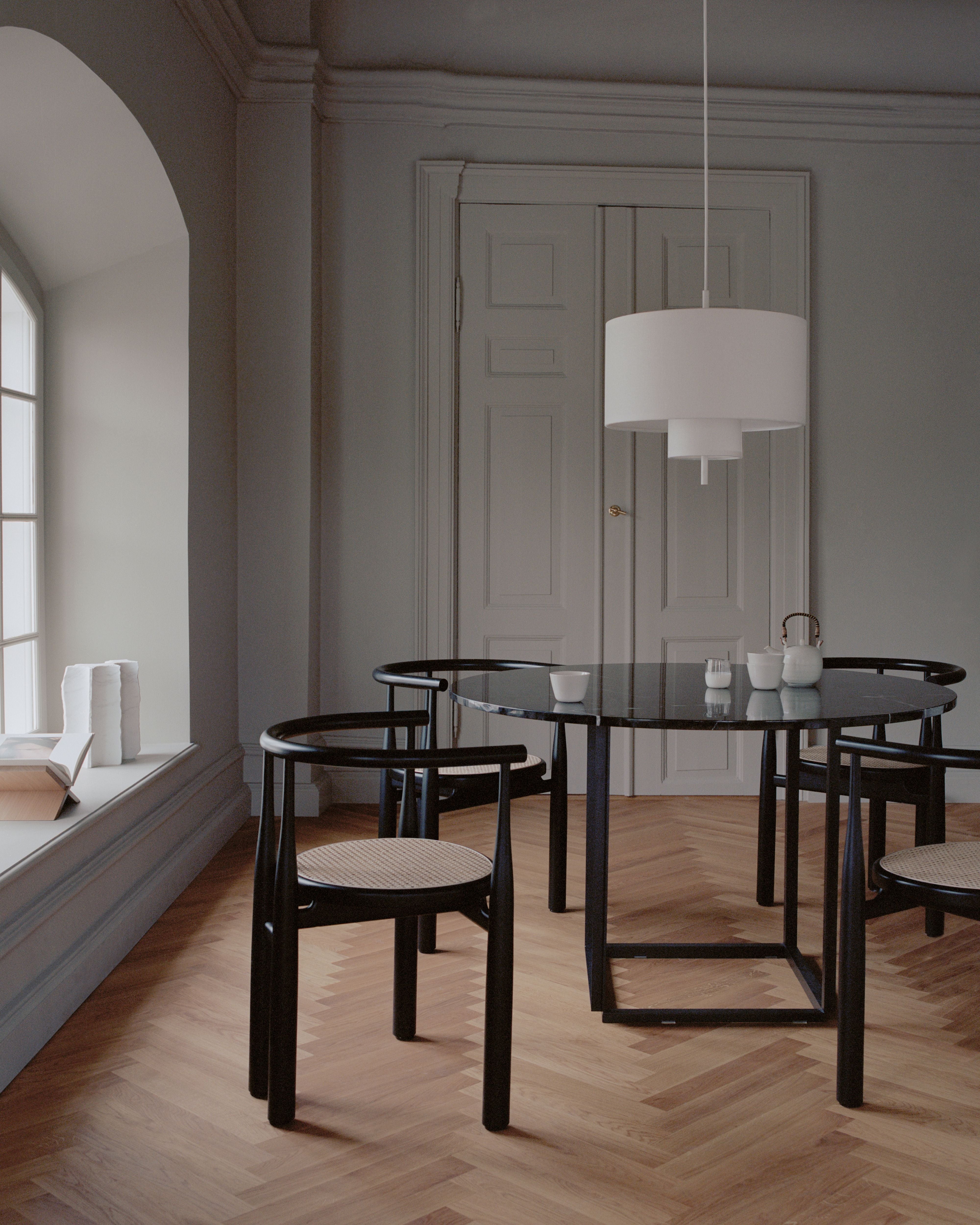 Beige margin hanging lamp