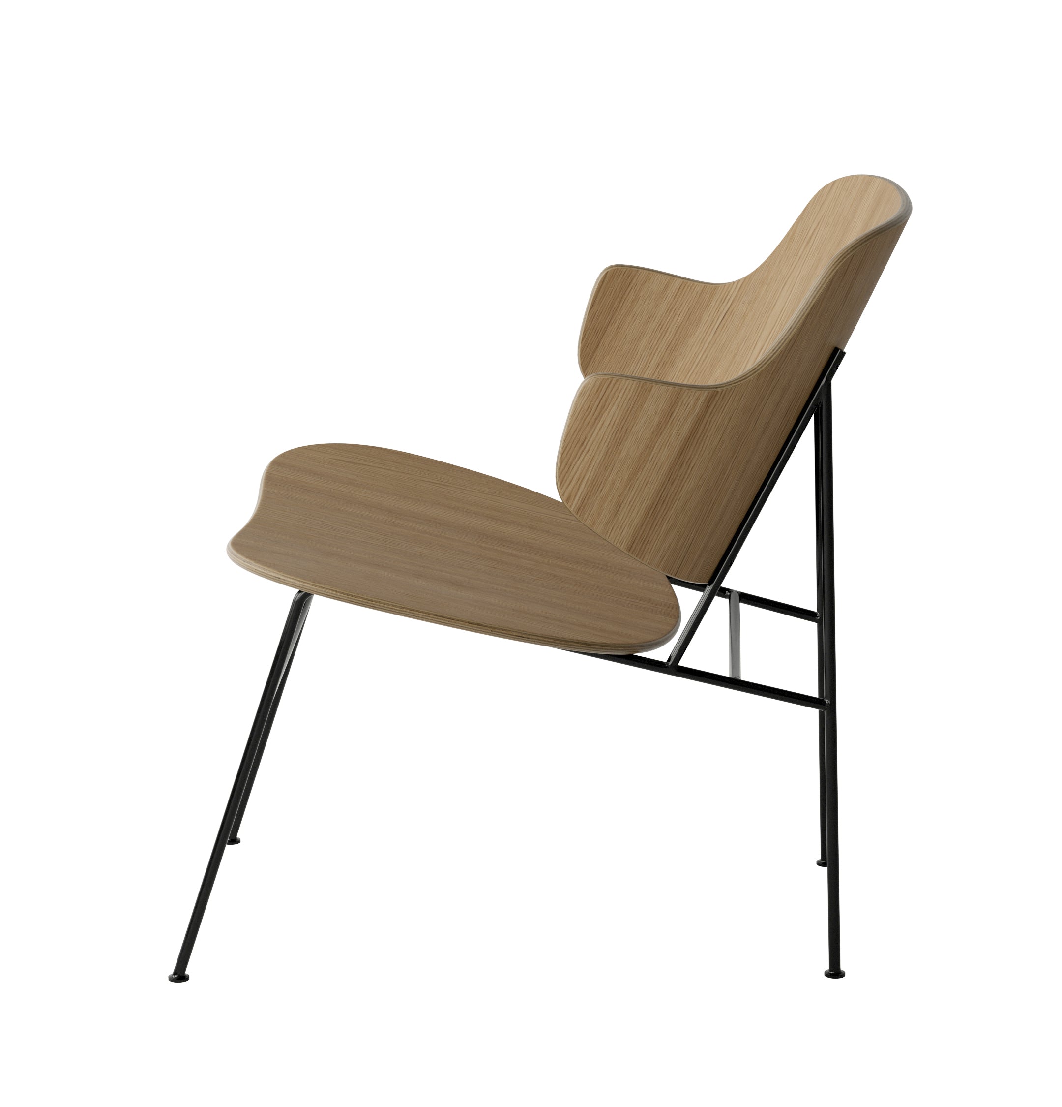 PENGUIN Armchair with Oak Finish