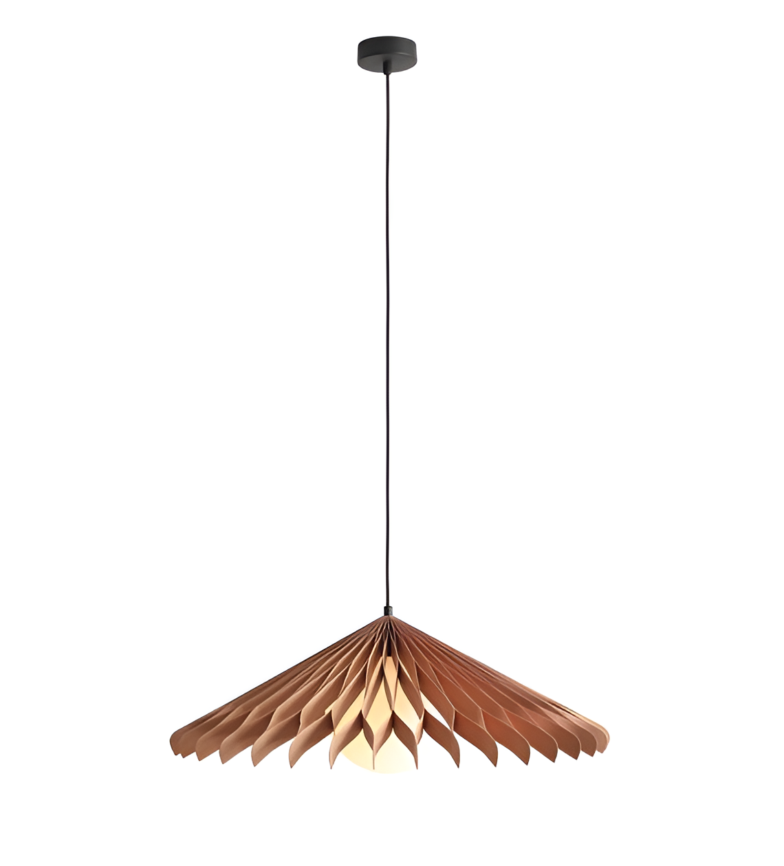 Lampa wisząca NATURE SUN drewno bukowe