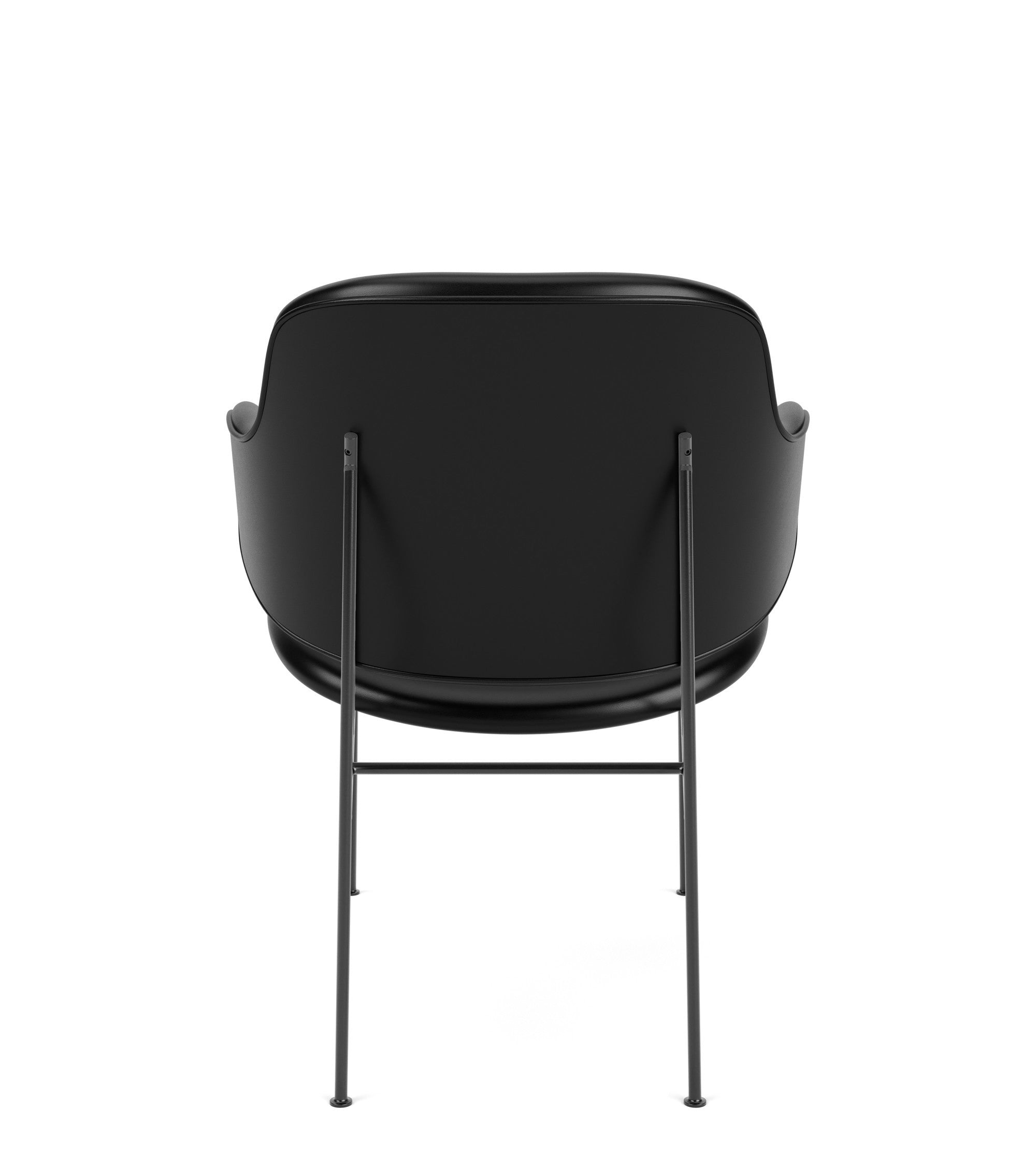 PENGUIN Armchair black leather