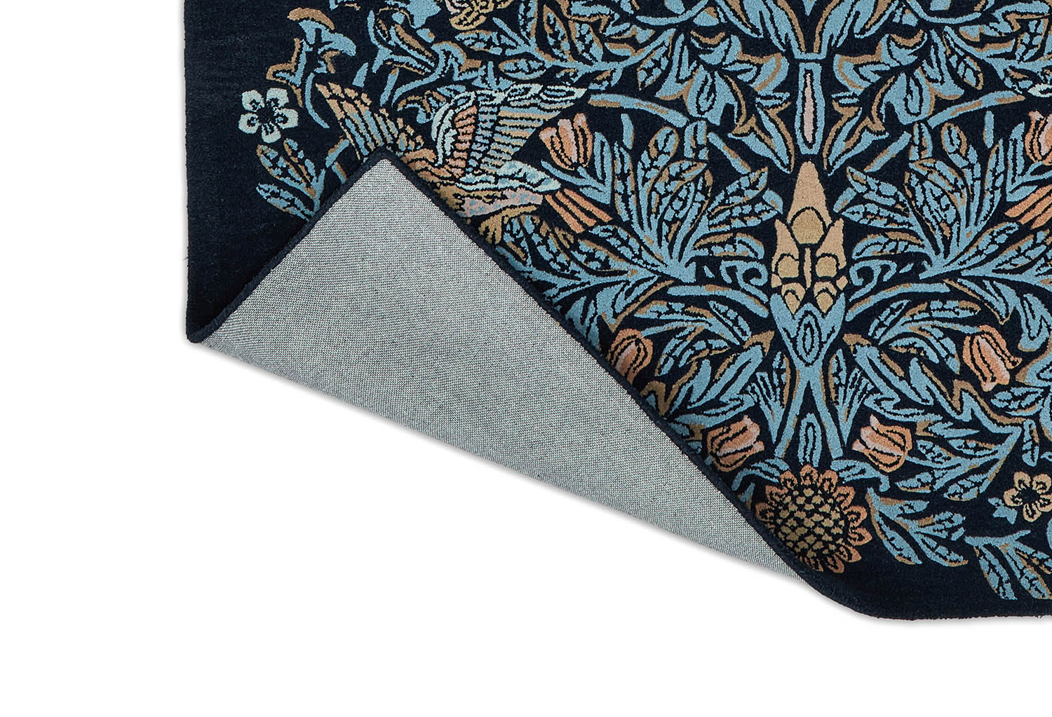 Dywan MOREW - BIRD WEBB’S BLUE granatowy