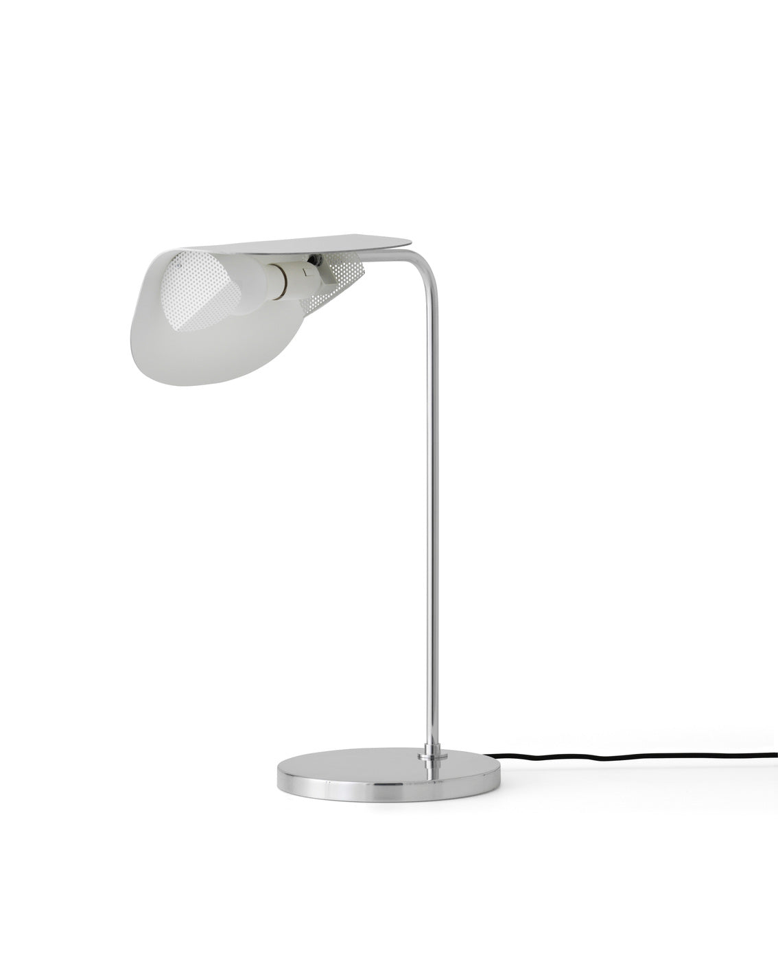 Tischlampe WING aus poliertem Aluminium