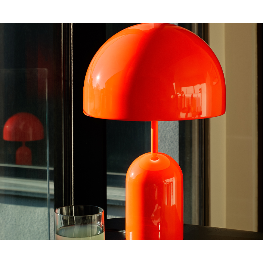 Bell Table Lamp Orange