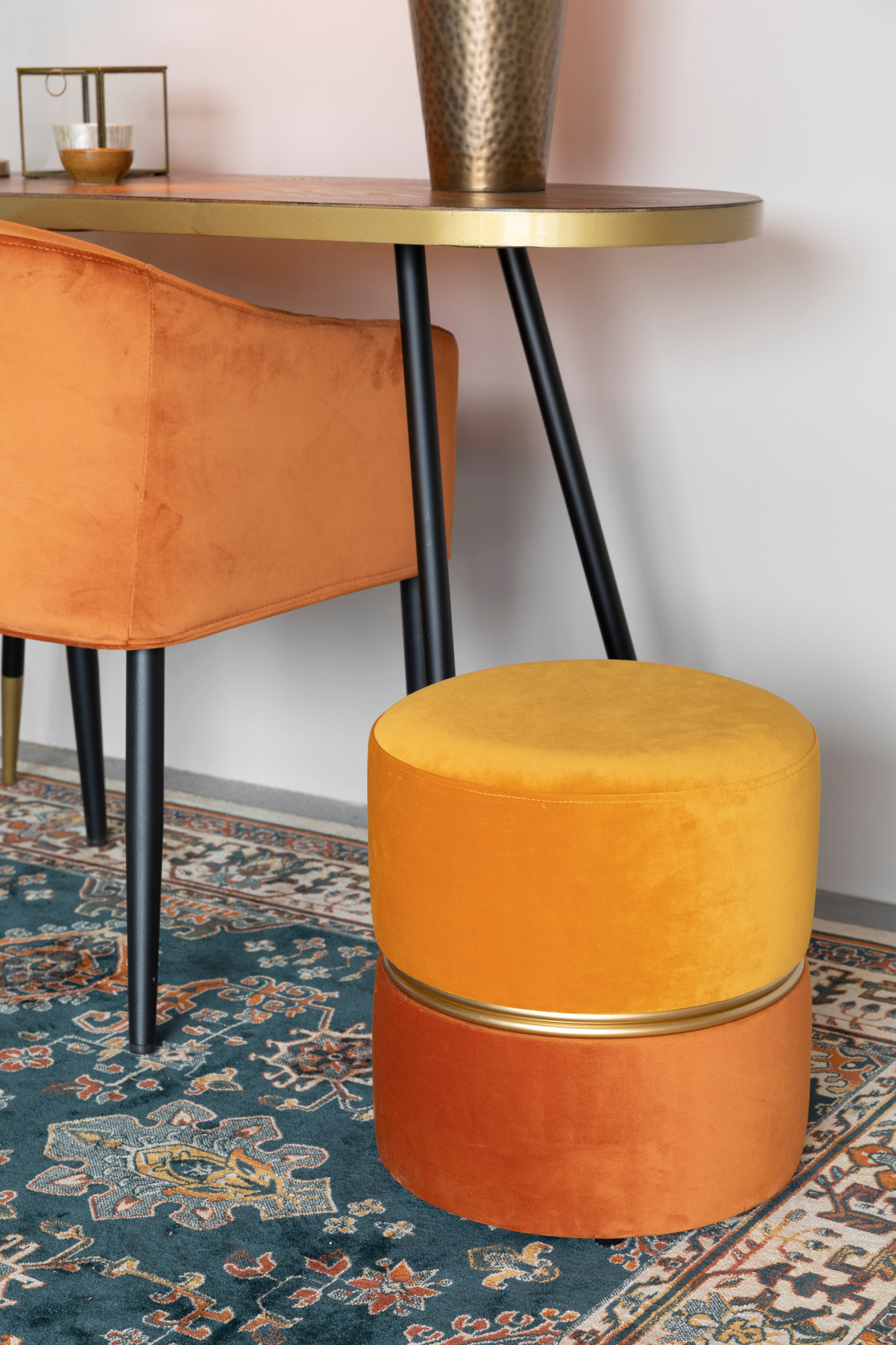 Sprudeliger Mandarin Pouf