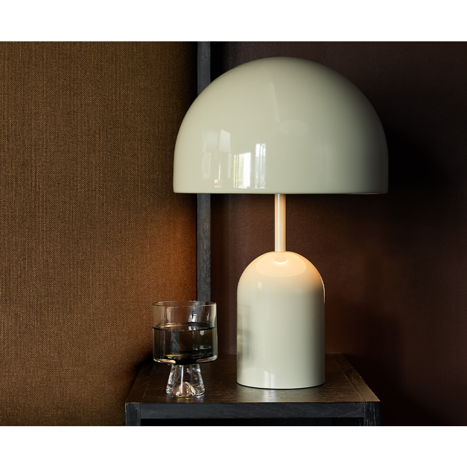 Bell Light gray table lamp