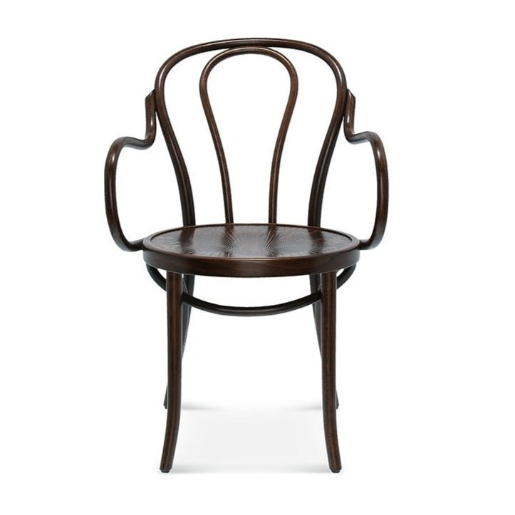 Krzesło z podłokietnikami B-18 drewno bukowe Fameg    Eye on Design
