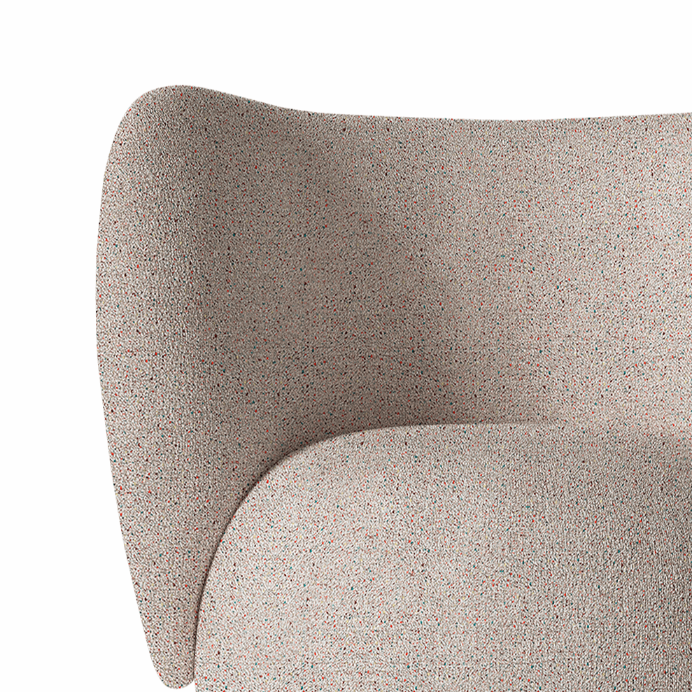 Rico Lounge Confetti Boucle Rotable armchair