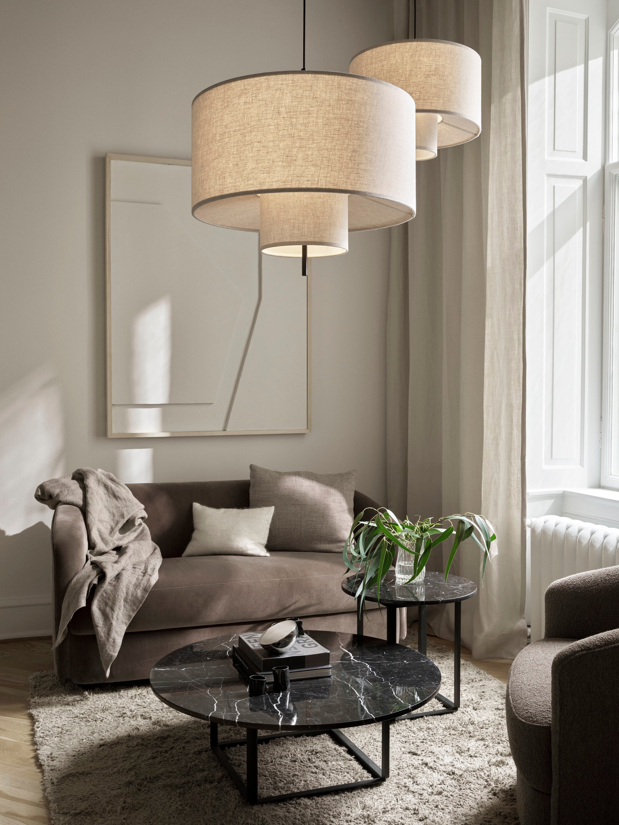 Lampa wisząca MARGIN beżowy