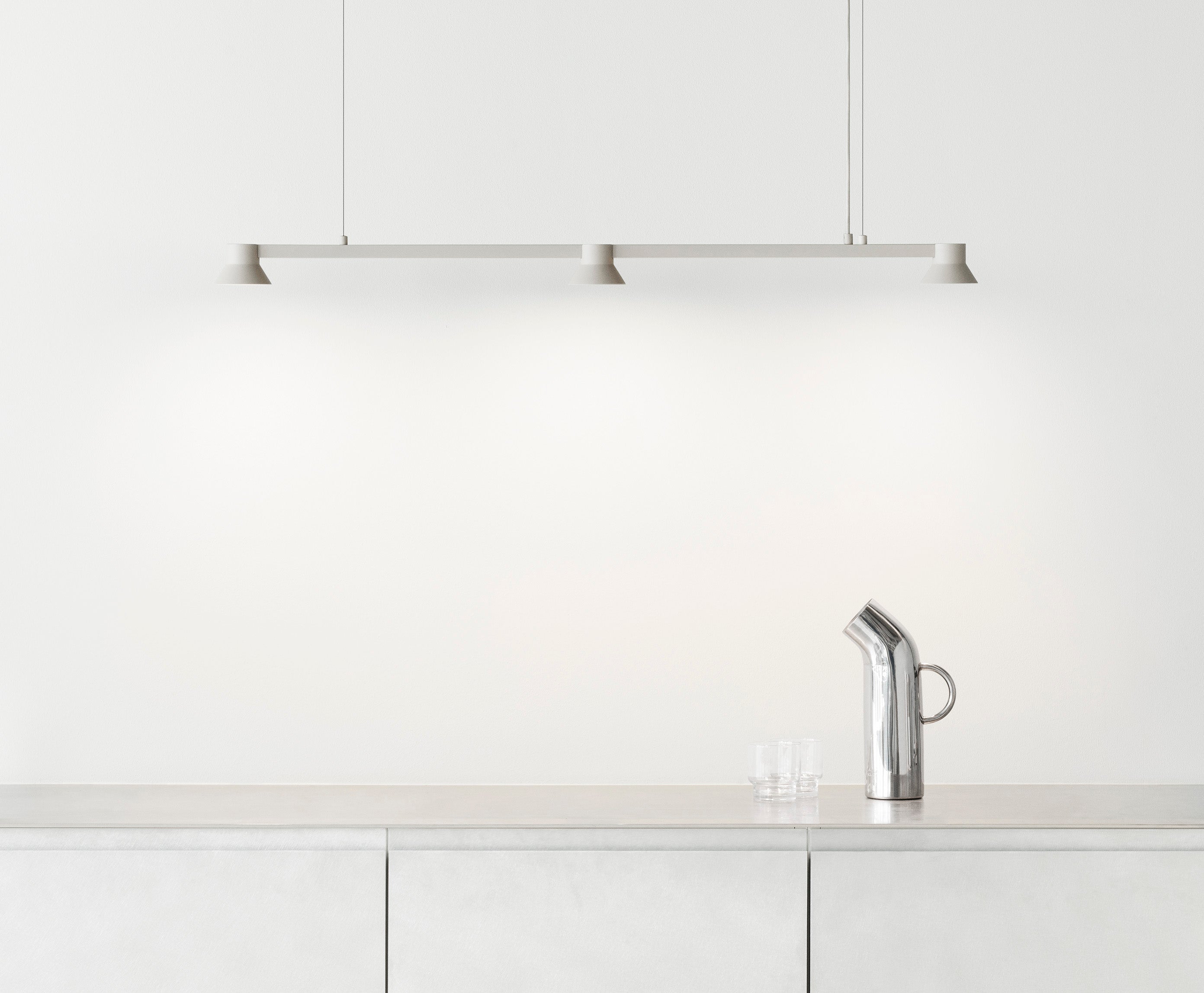 Lampa techniczna HAT ciepły szary