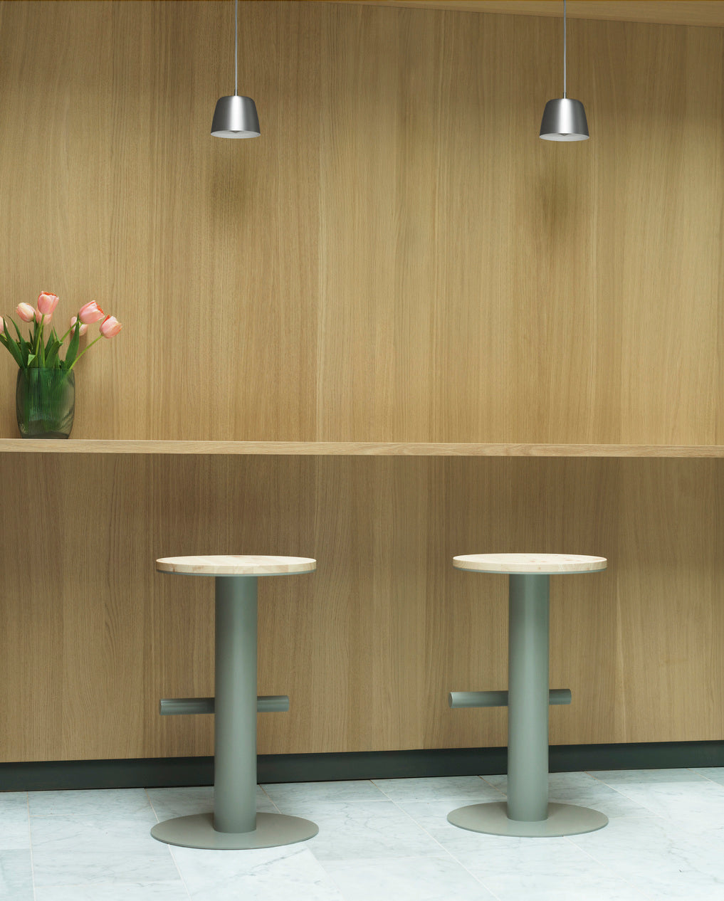 Bar chair gray field