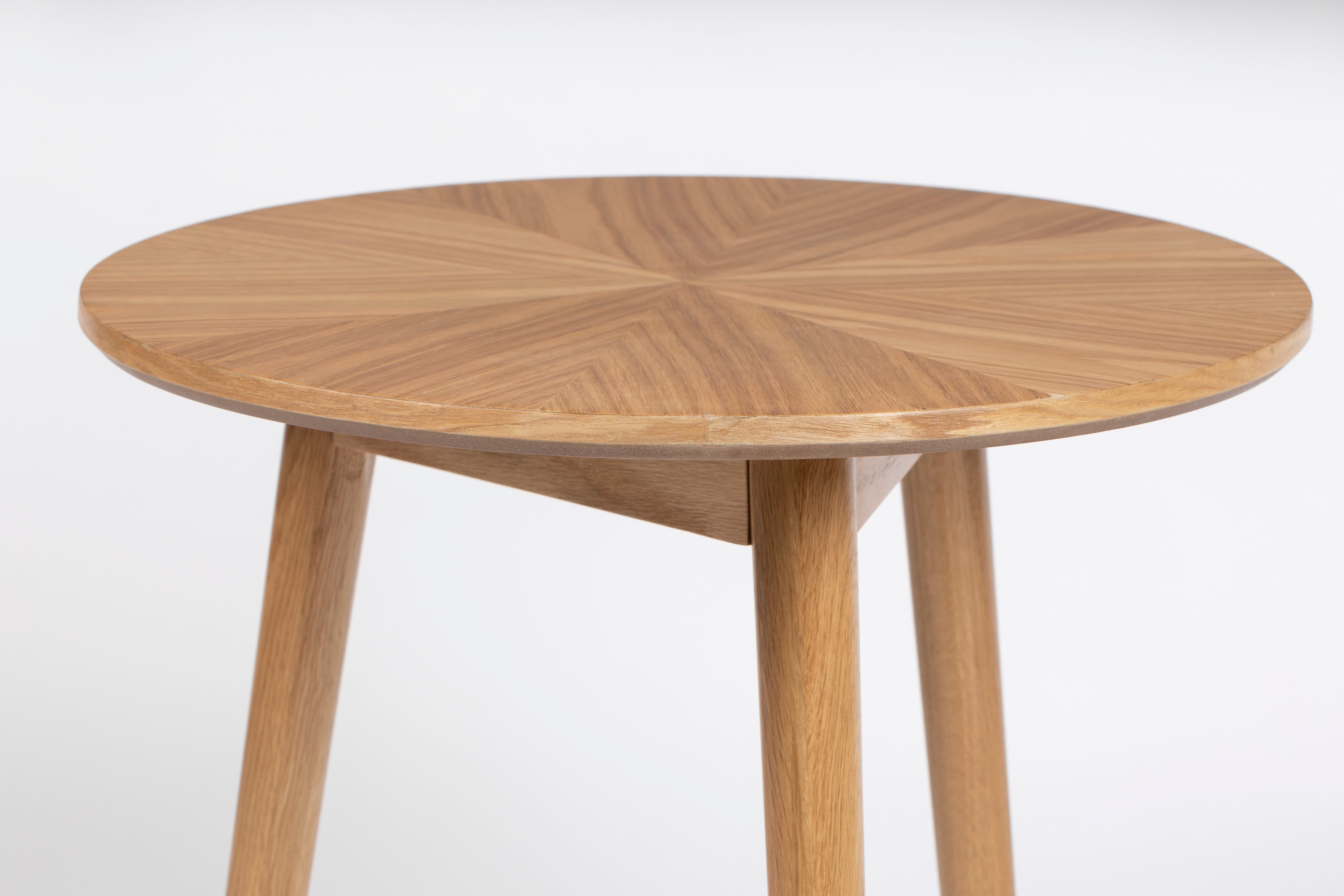 Side table Fabio oak veneer