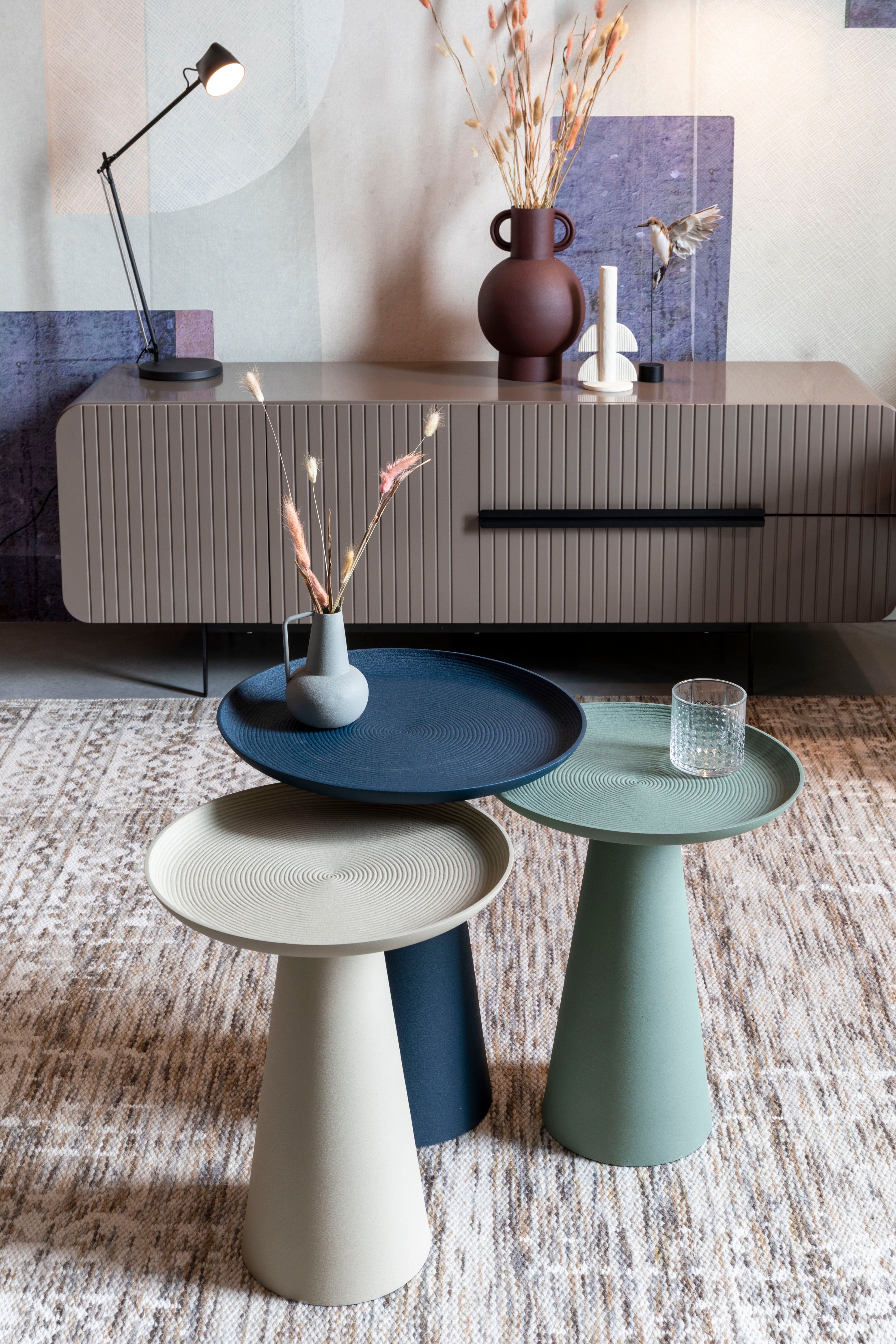 Ringar blue side table