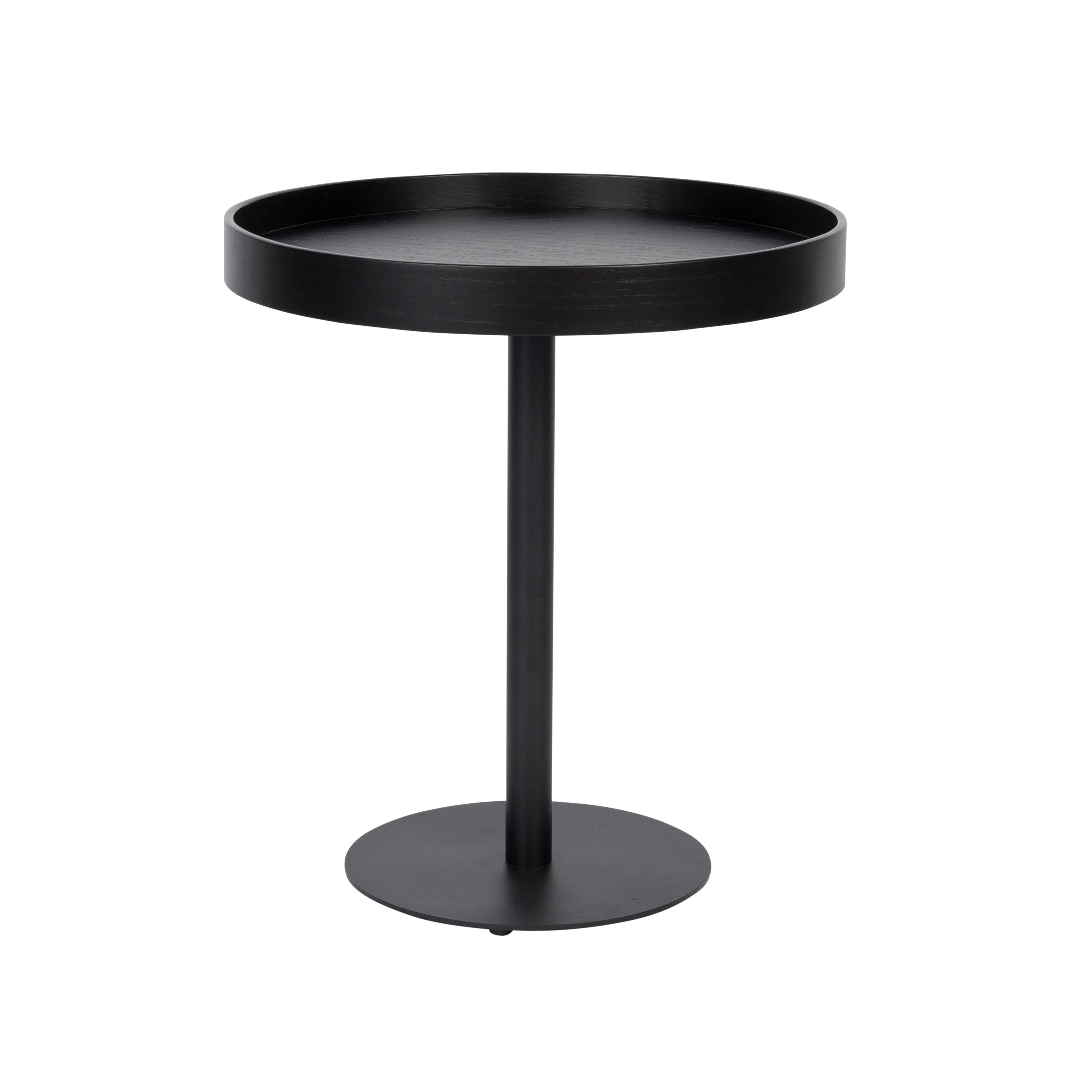 Yuri table black oak veneer