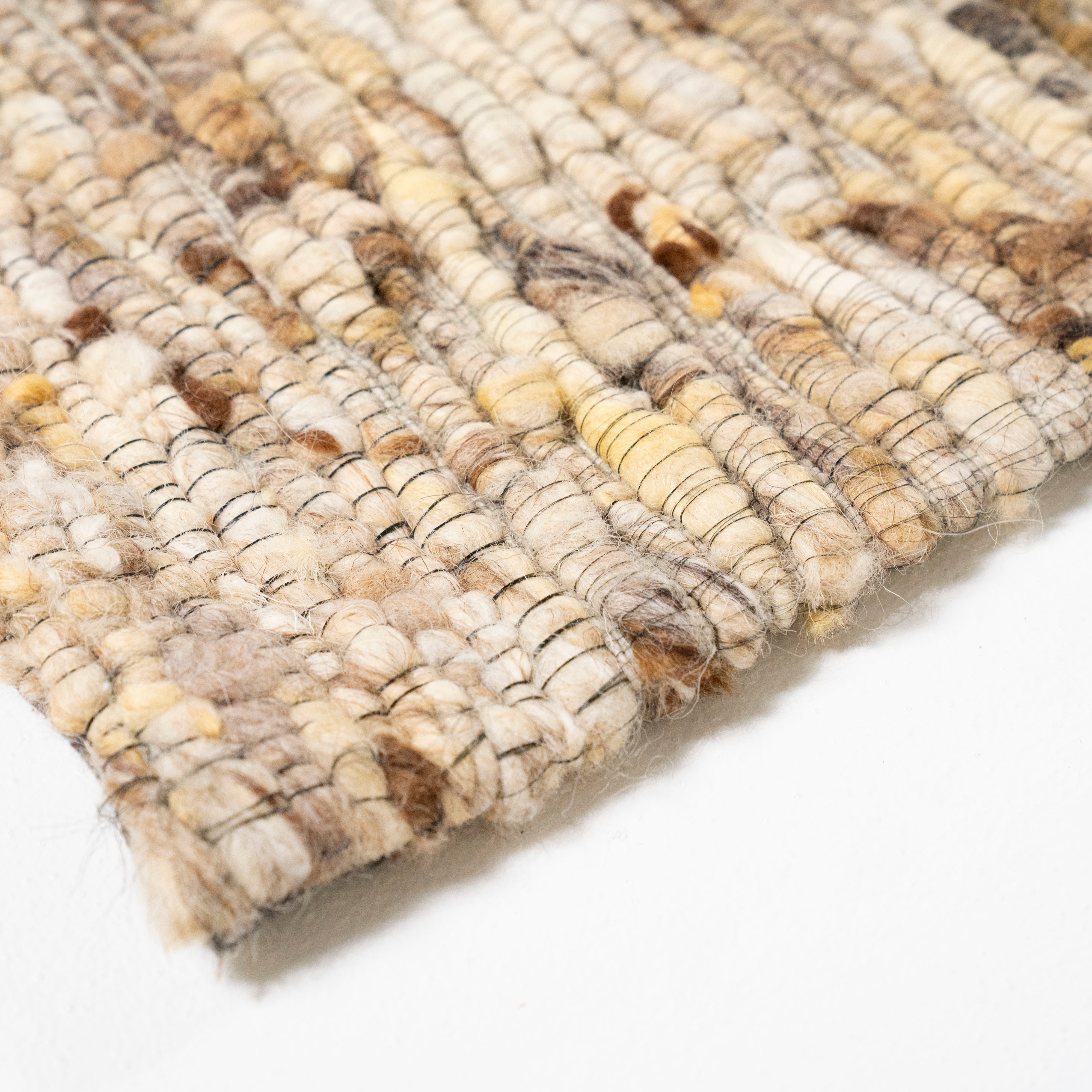 TAKARA dark beige melange rug
